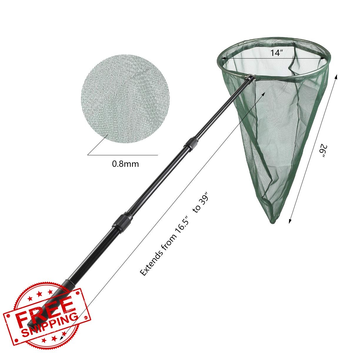 RESTCLOUD Green Insect Net 39″