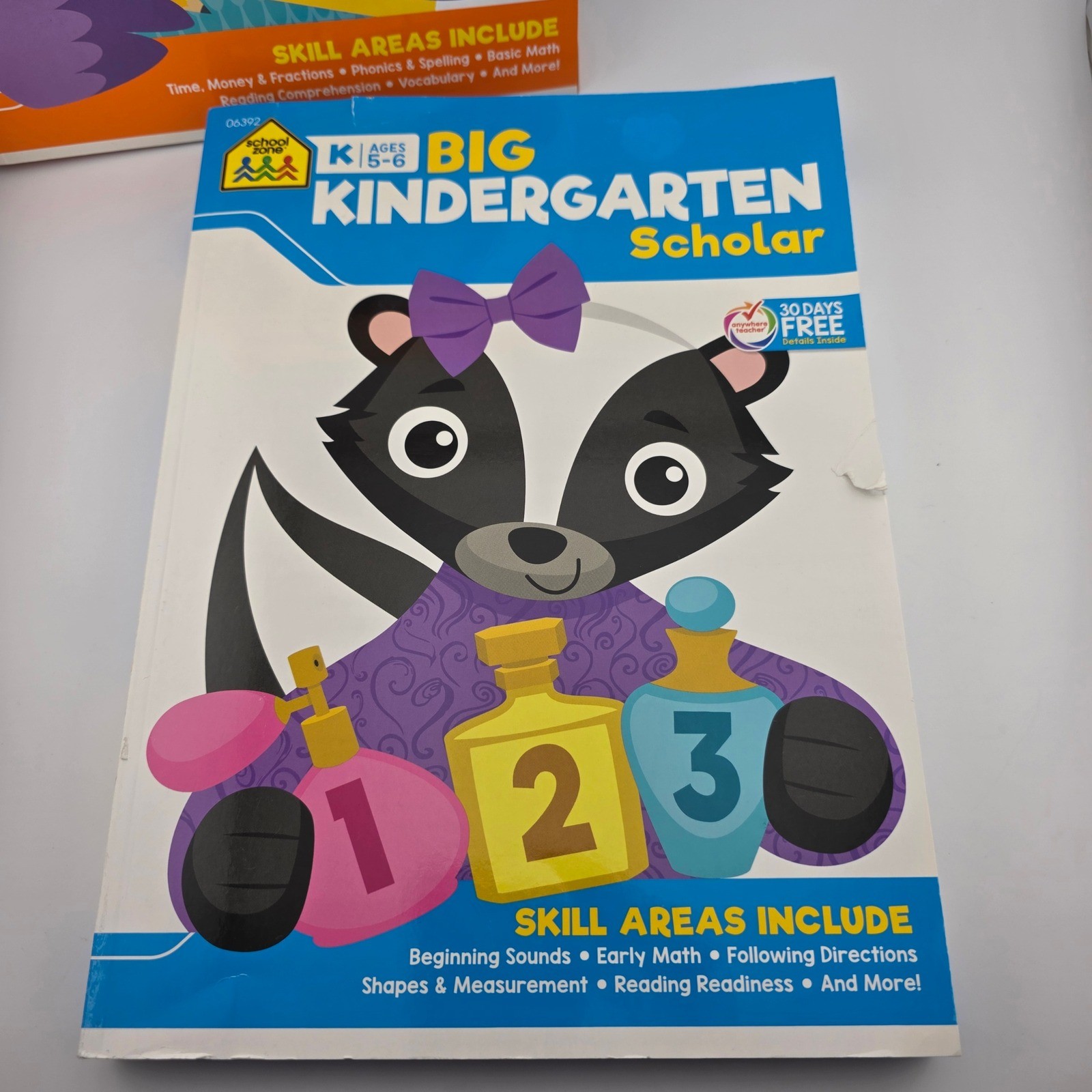 School Zone Big First Grade Preschool Kindergarten Scholar Workbook Set Kids