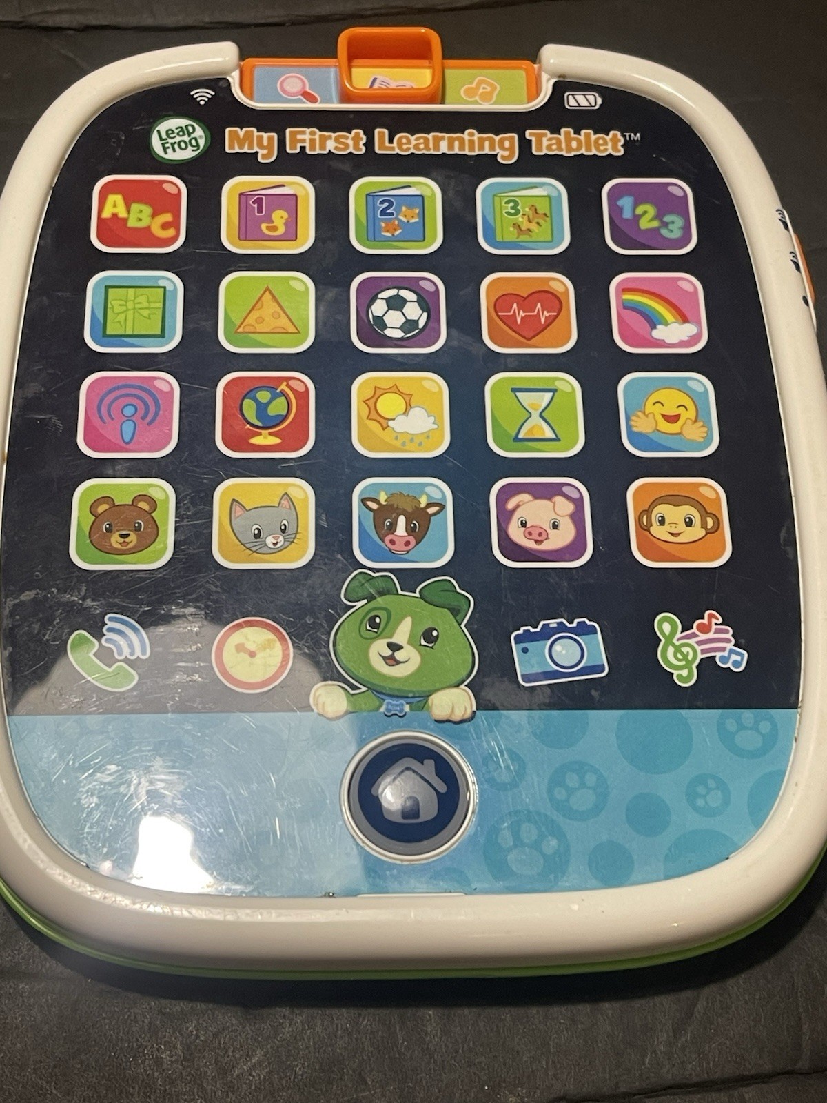 Leap Frog My First Learning Tablet Scout Ages 12M + Numbers Play Music Light Up