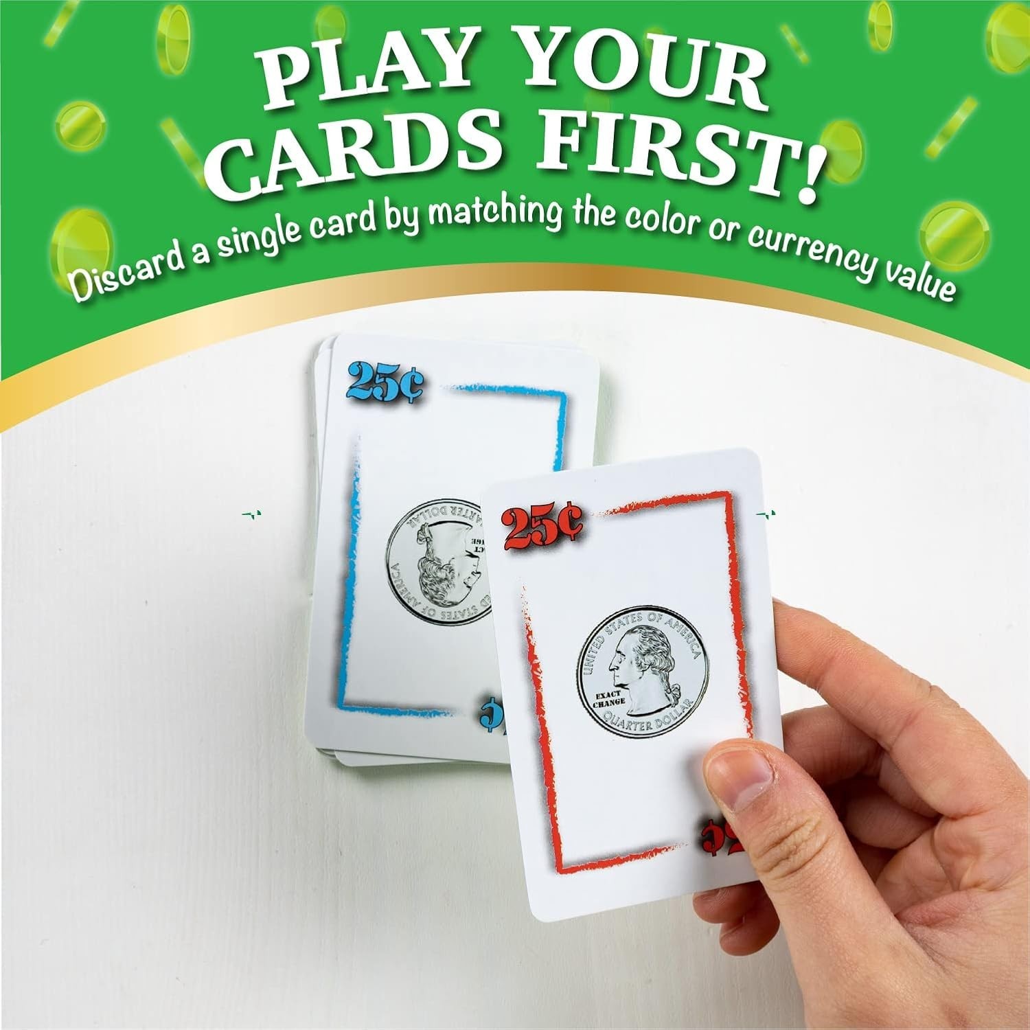 Exact Change Card Game – Fun Learning for Families 2-6 Players