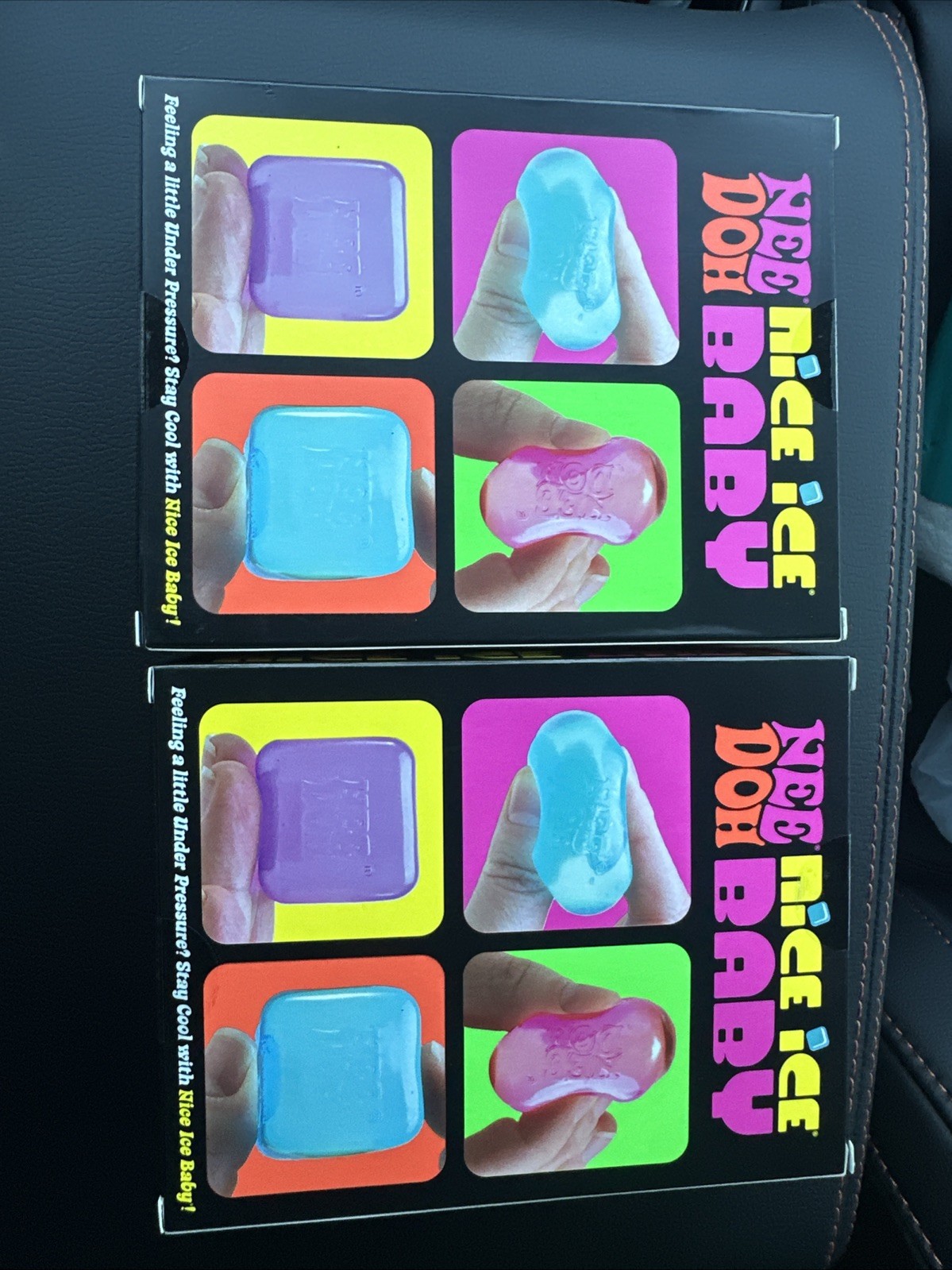 NeeDoh Nice Ice Baby 4 pack X2 Set of 2 Nee Doh Mini Nice Cube Pink Blue Purple