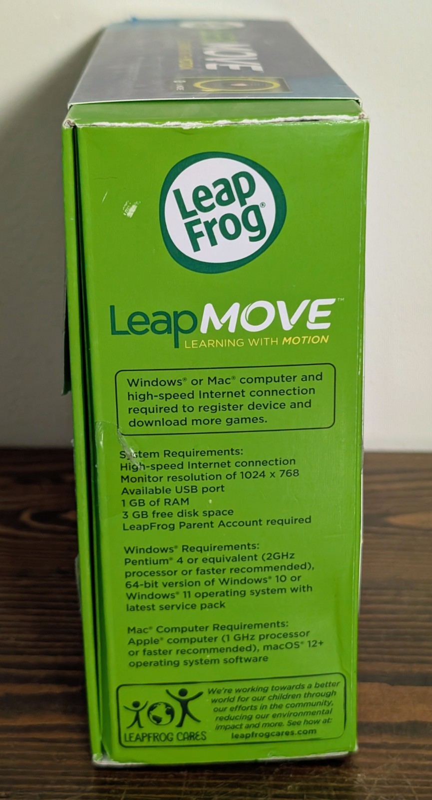 Leap Frog LeapMove Learning Video Game System 25 Preloaded Games *Open Box*