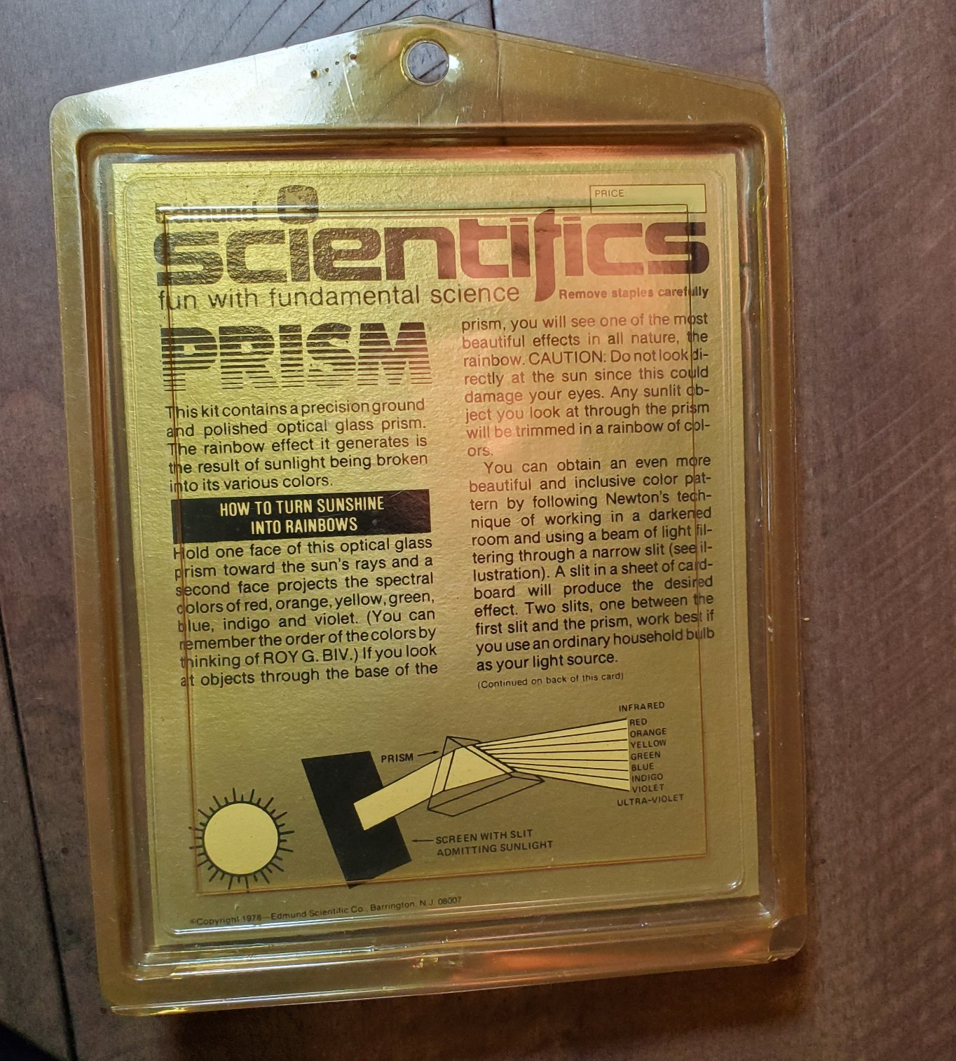 Edmund Scientifics Science Oddities Fun With Fundamental Science Kit Vtg 1979