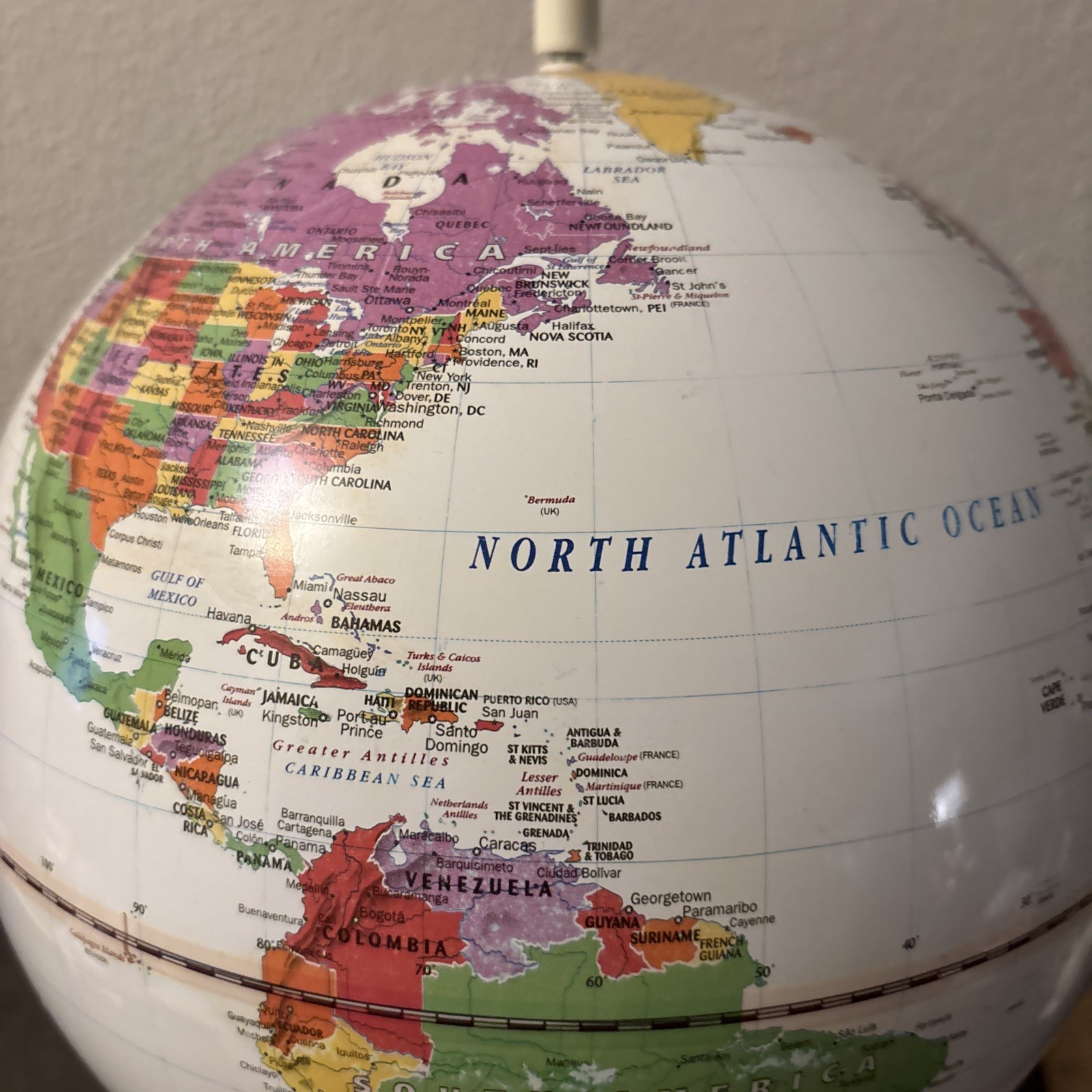 ExploraToy Geo Safari World Talking Globe Quiz Learning Game # 6490