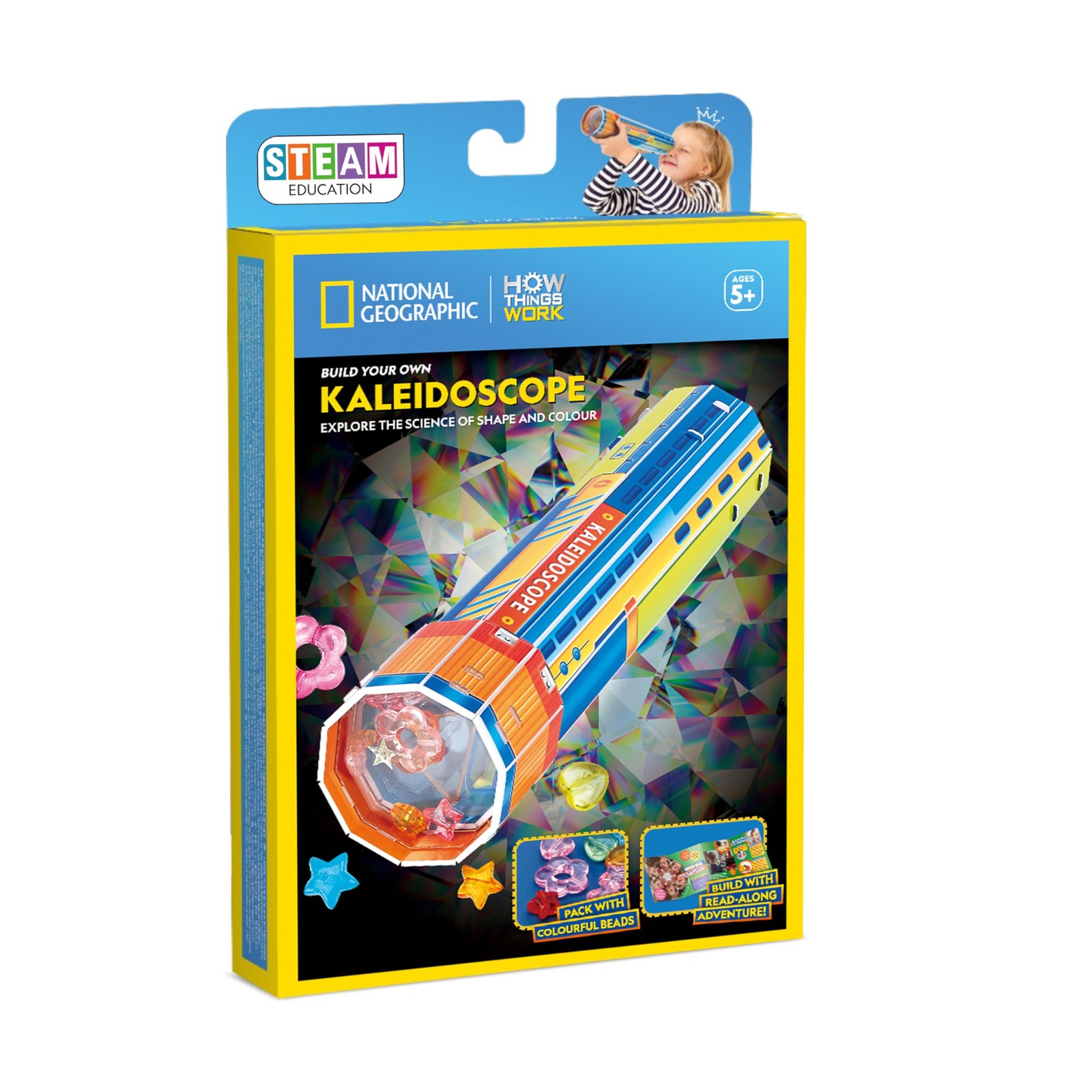 University Games National Geographic Build Your Own Kaleidoscope, STEAM Educatio