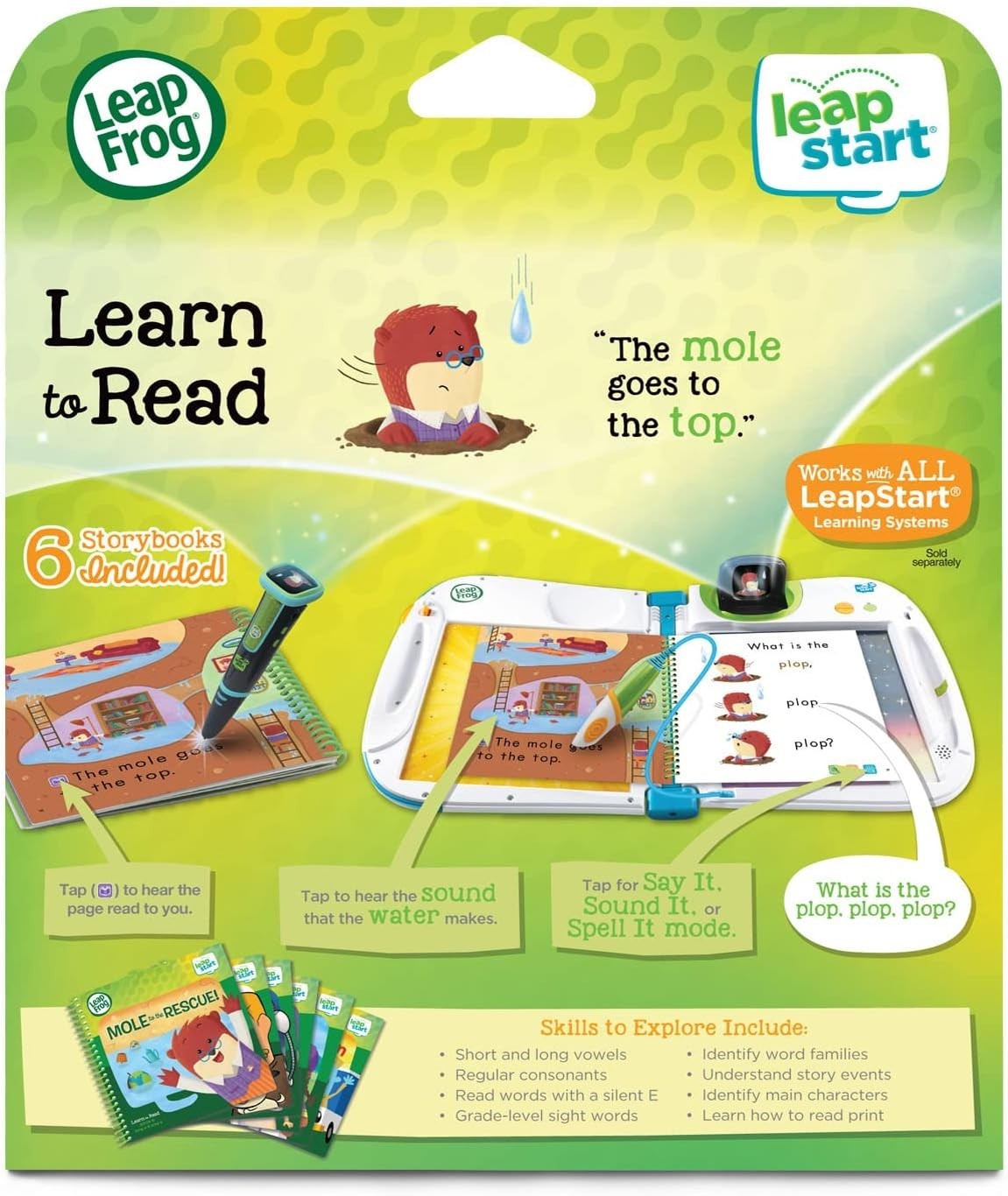 Learn to Read Volume 1 Kids Educational Book for LeapStart Early Reading