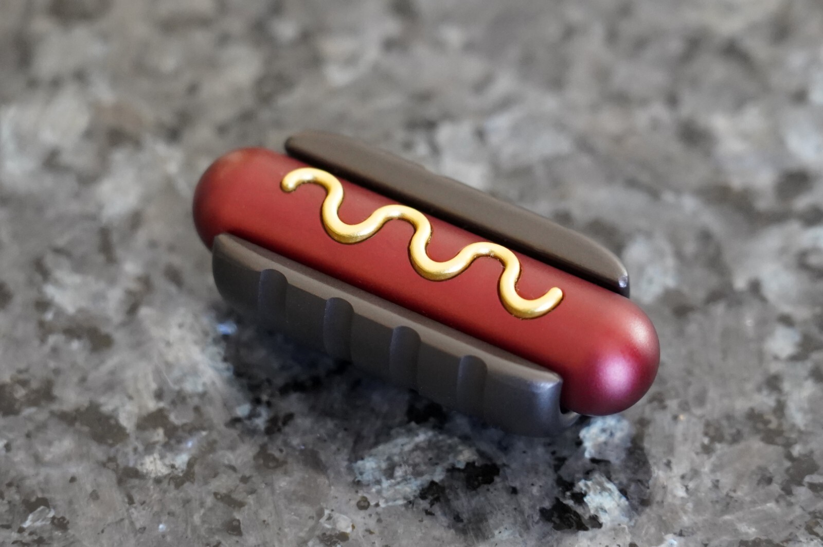 Magnetic Metallic Stress Relief EDC Fidget Hotdog Haptic Slider