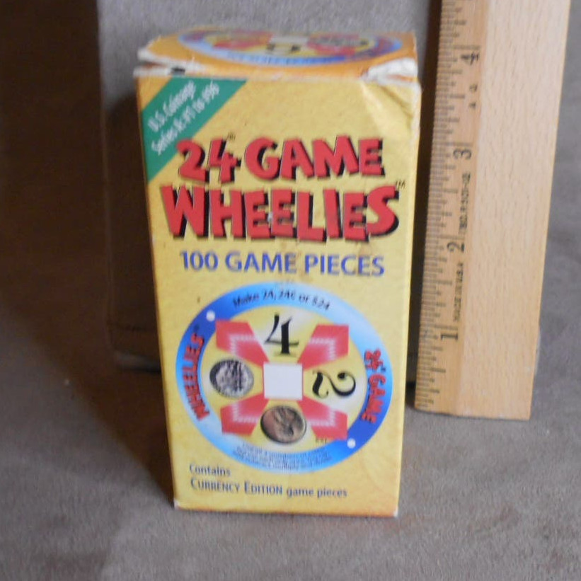 Suntex 1998 24 Game Wheelies Currency Edition US Coinage Series A RARE