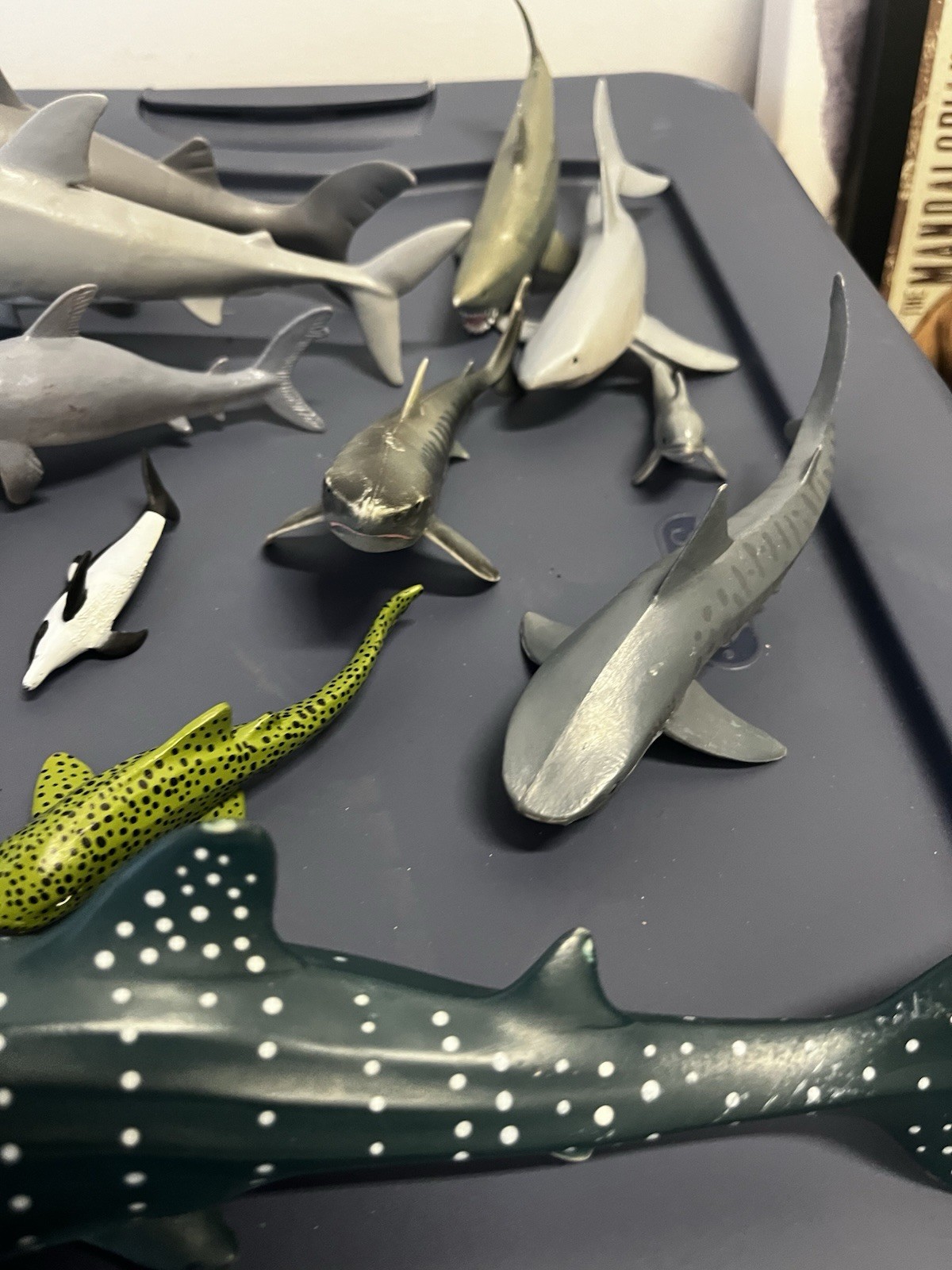PLAY VISIONS miniature plastic SHARK animals Dolphin