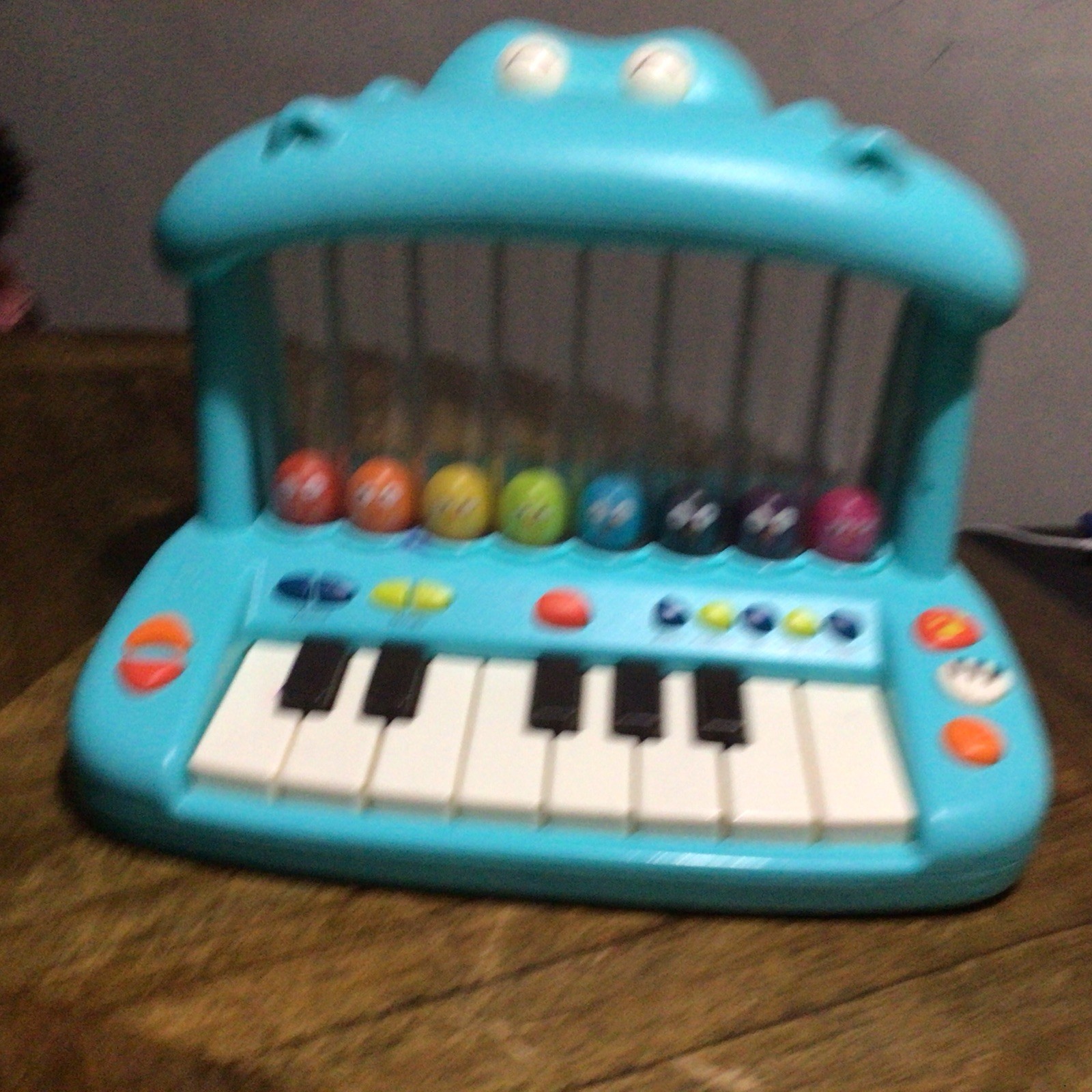 B Toy Hippo Pop-Musical Toy Keyboard -Play Piano Songs, Sounds and Lights