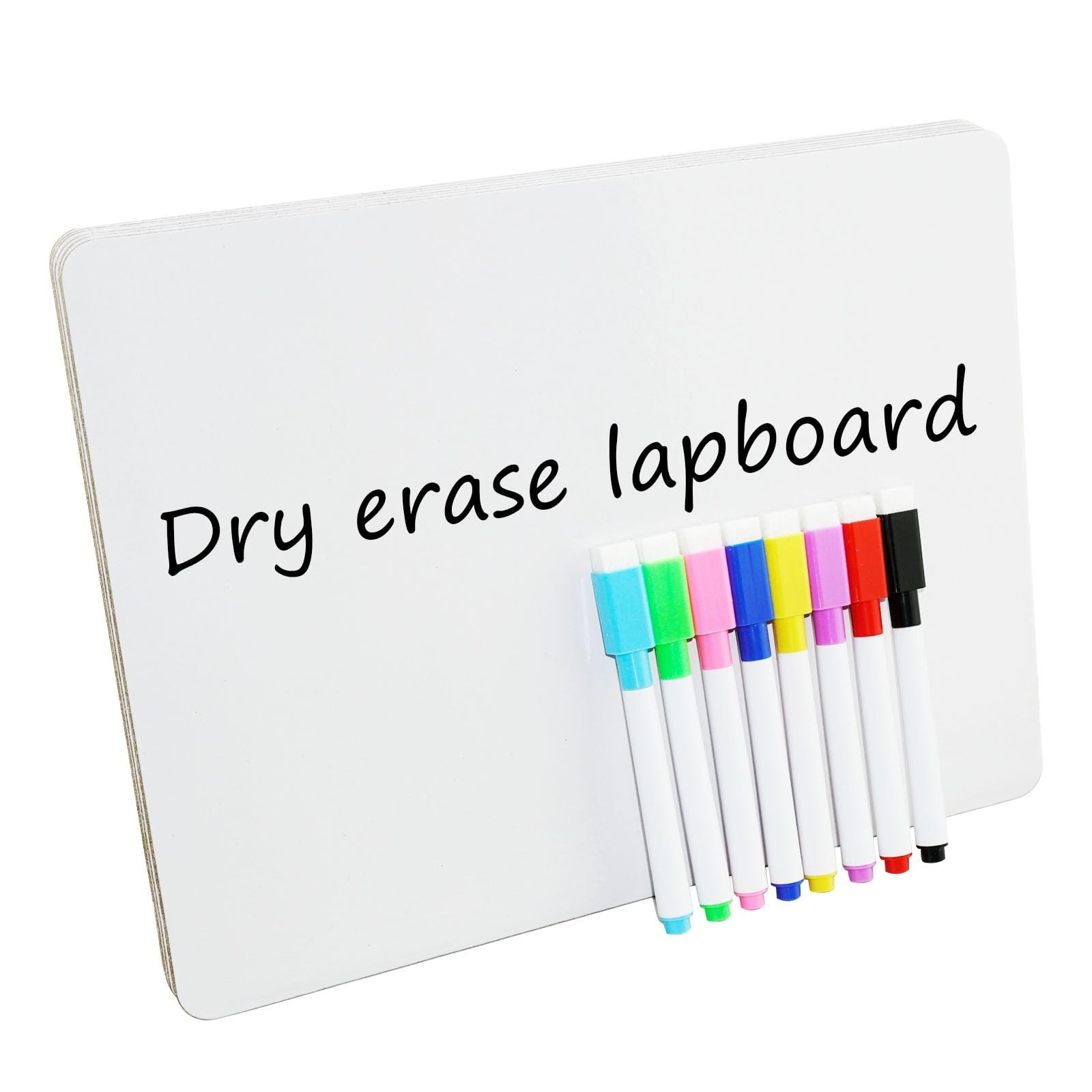 6 Pack Dry Erase LapBoards Double Sided 11.2 x 8.3 Inch Dry Erase Boards with…
