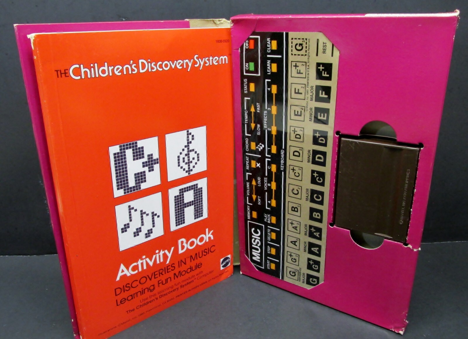 Children’s Discovery System, Lot of 3 – Arcade, Art &Music, Mattel, 1981, CIB’s