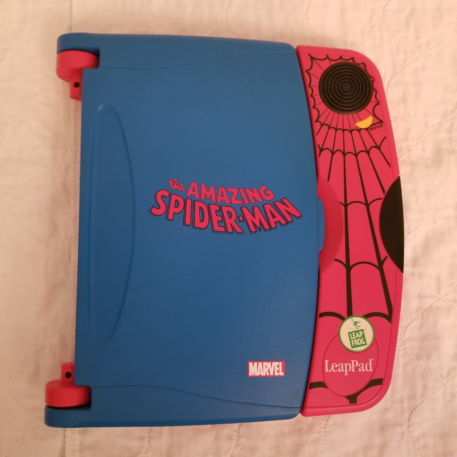 LeapFrog Amazing Spider-Man LeapPad w/5 Books & 4 Cartridges plus Backpack