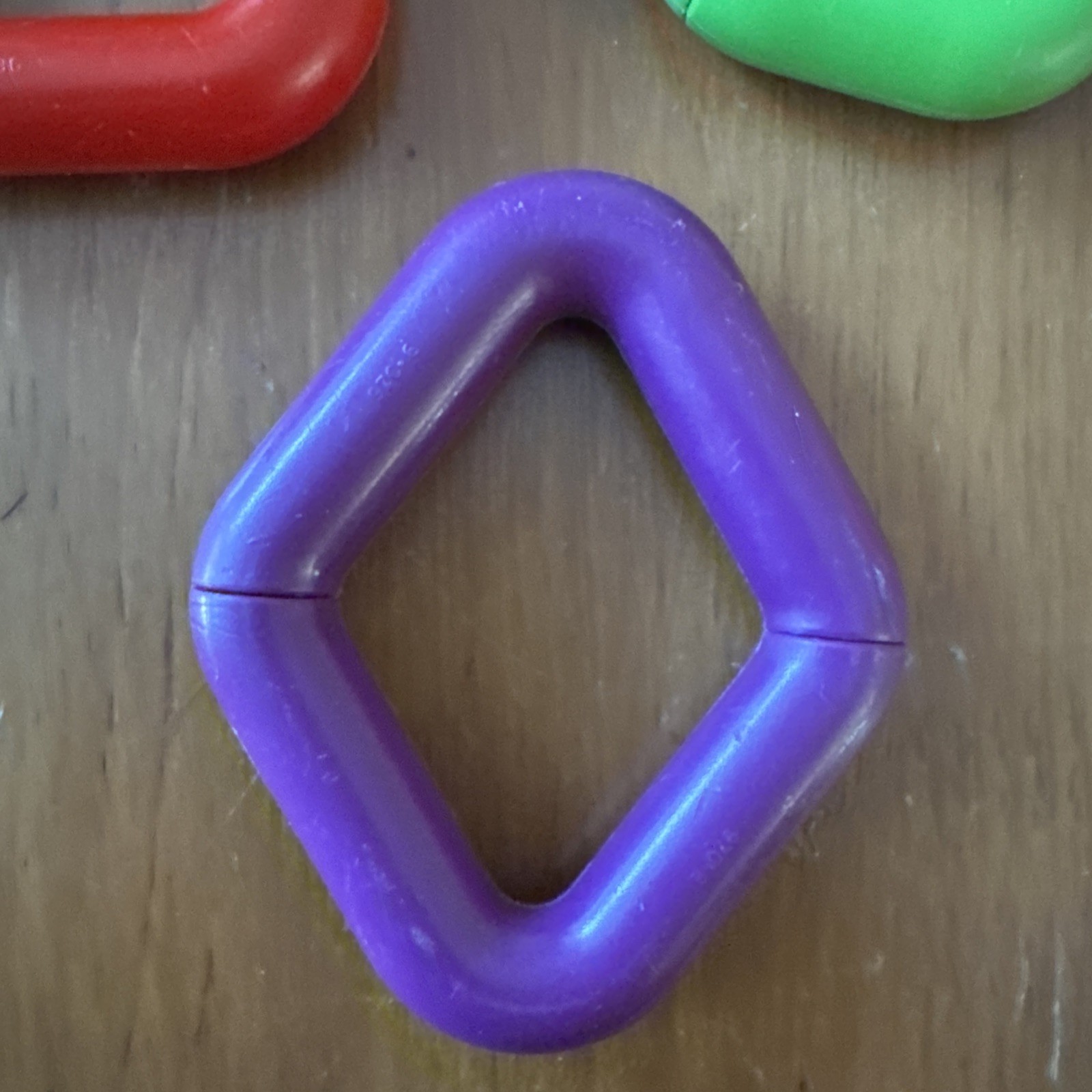 Vintage TUPPERWARE Tuppertoys LINK A LOT Links Shapes Linking Toy Chain Partial