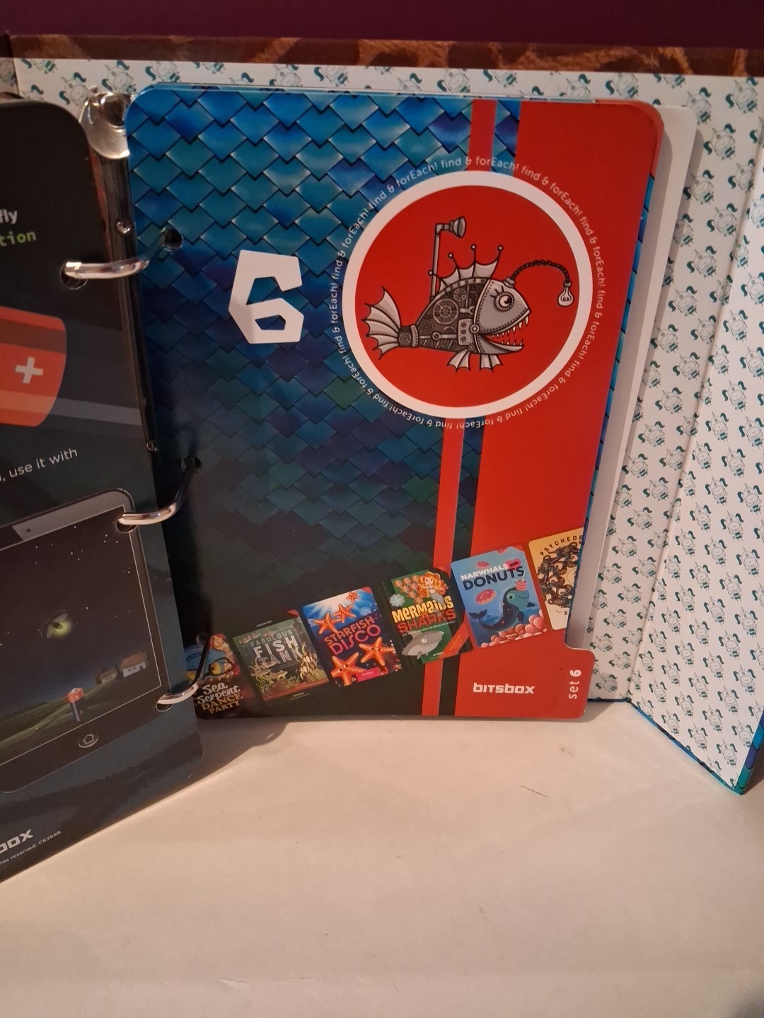 Bitsbox Apper Keeper Binder Volume 1 Sets 1-6 Coding for Kids Homeschool