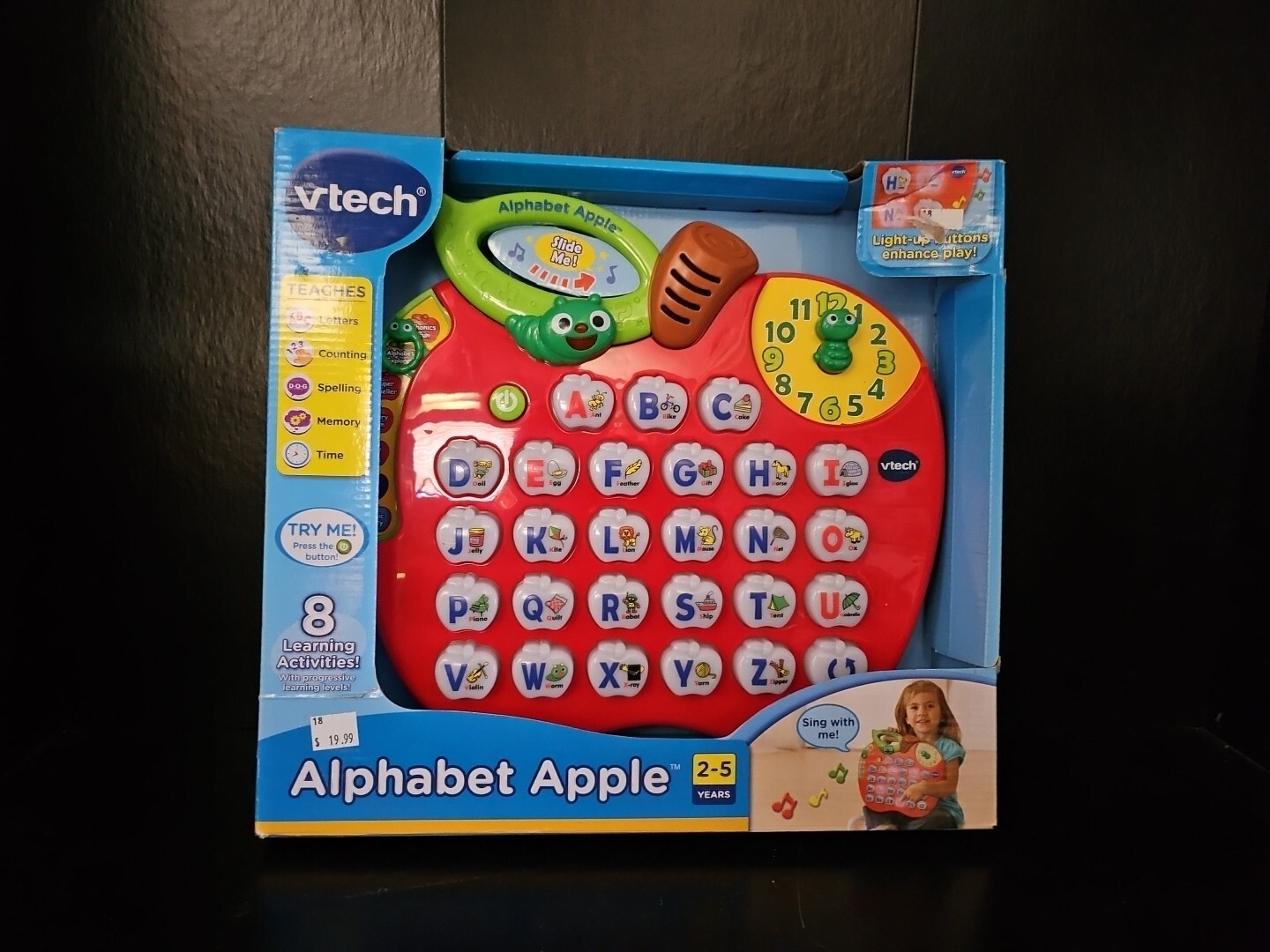 VTech Alphabet Apple Tree Teaches Beginning Reader Skills Sounds & Music New Box