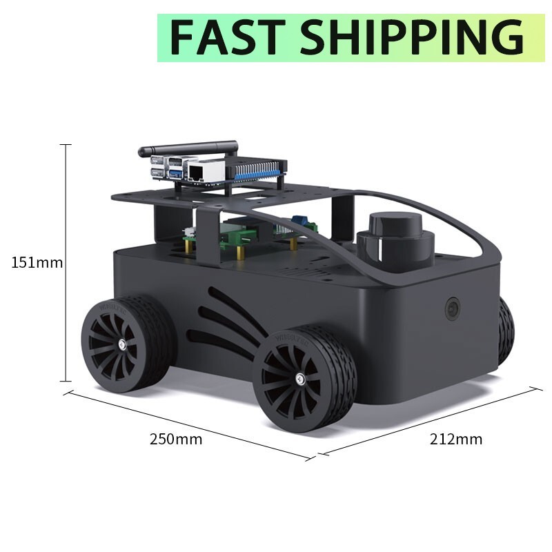 ROS2 V550 4WD ROS Robot Car Kit LubanCat1S 4GB Development Board w/ Camera