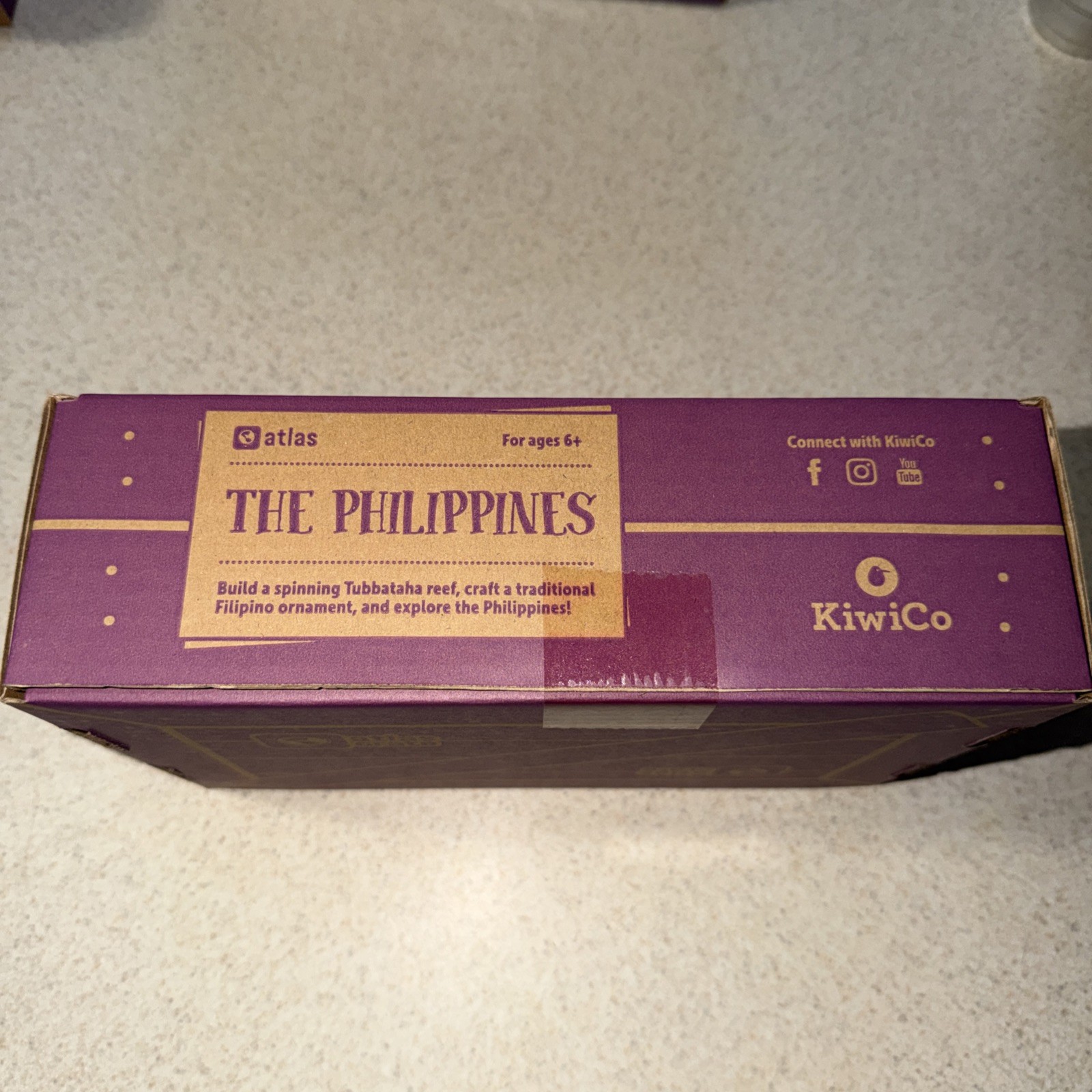 Kiwi Co Atlas Crate – The Philippines – New,￼SEALED educational arts and crafts