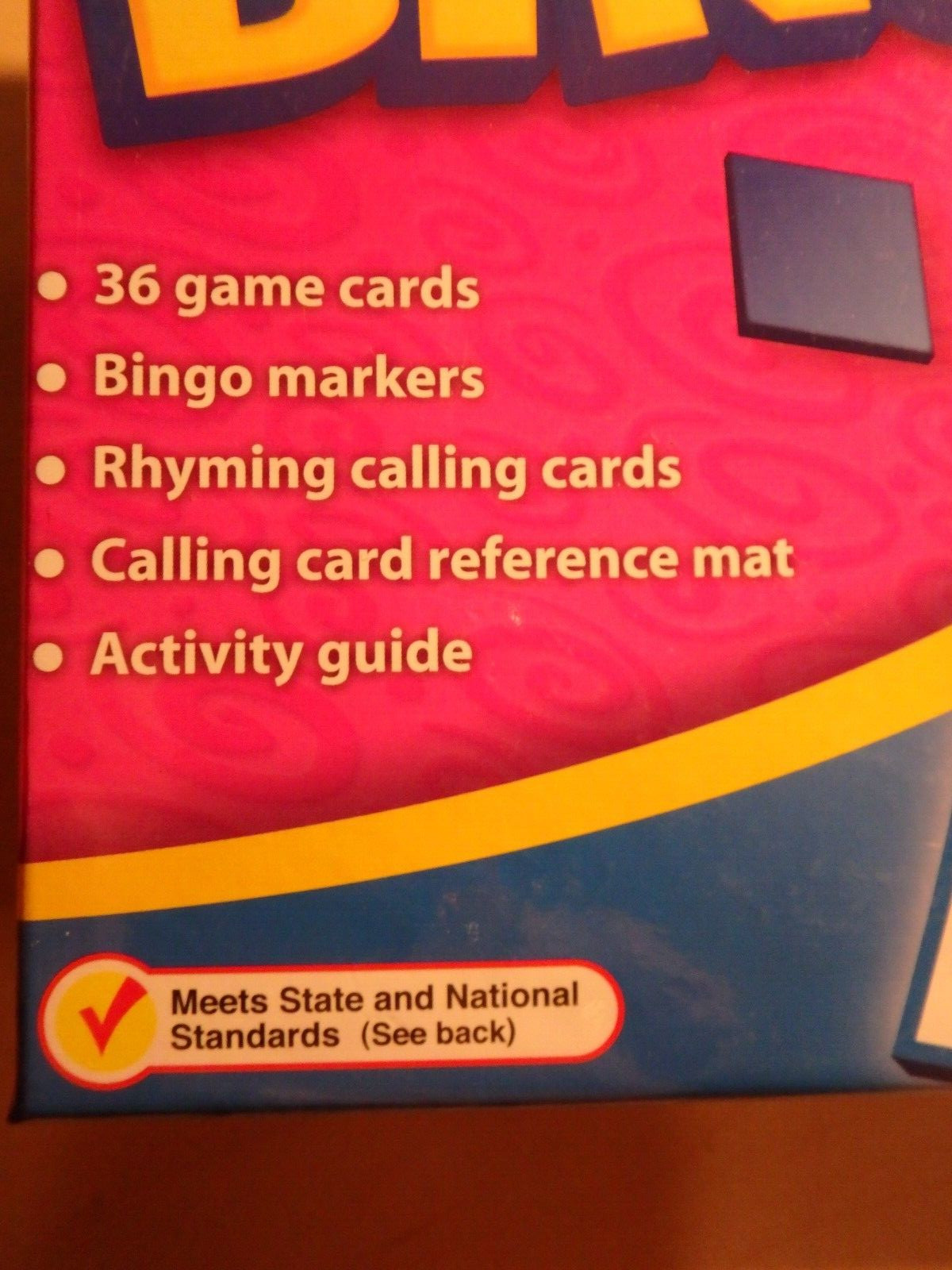 Lakeshore Rhyming Bingo Game, Rhyming Words, Ages 4 and Up, JJ313