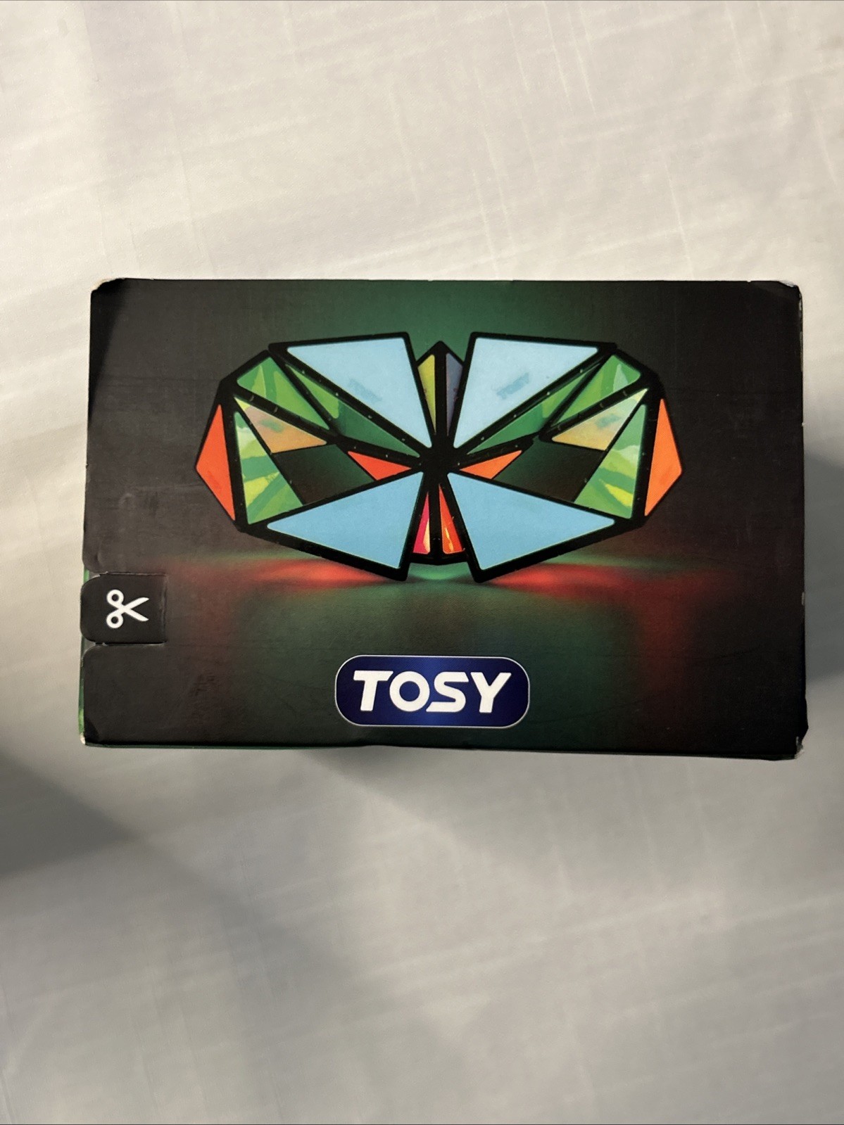 TOSY Magnet Pyramid Glow 1 Cube Transforms 1 Billion Shapes UV Butterfly Puzzle!