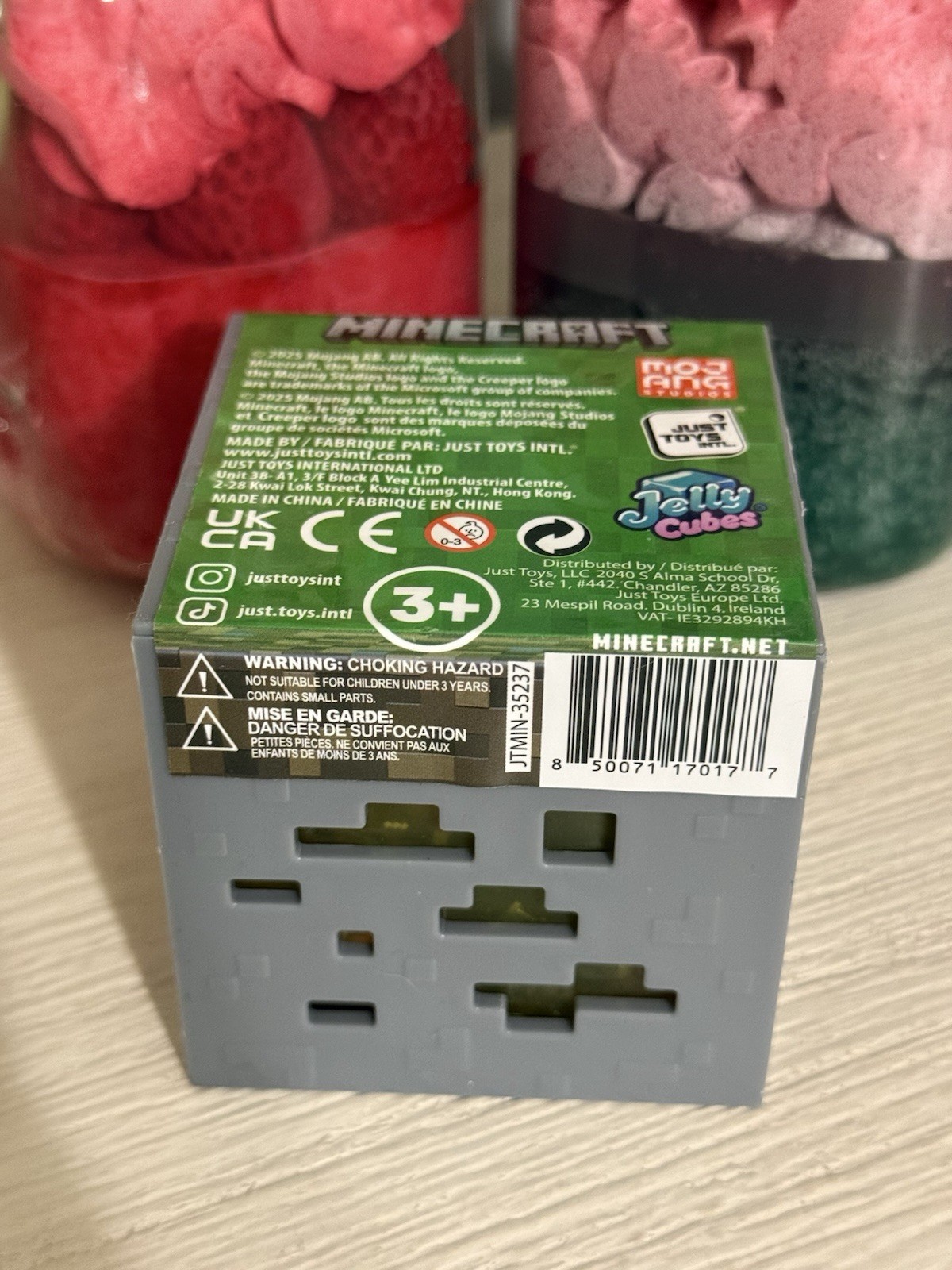 New MINECRAFT JELLY CUBES – RARE Yellow Viral Squishy Nee Doh Ish Type Fidget