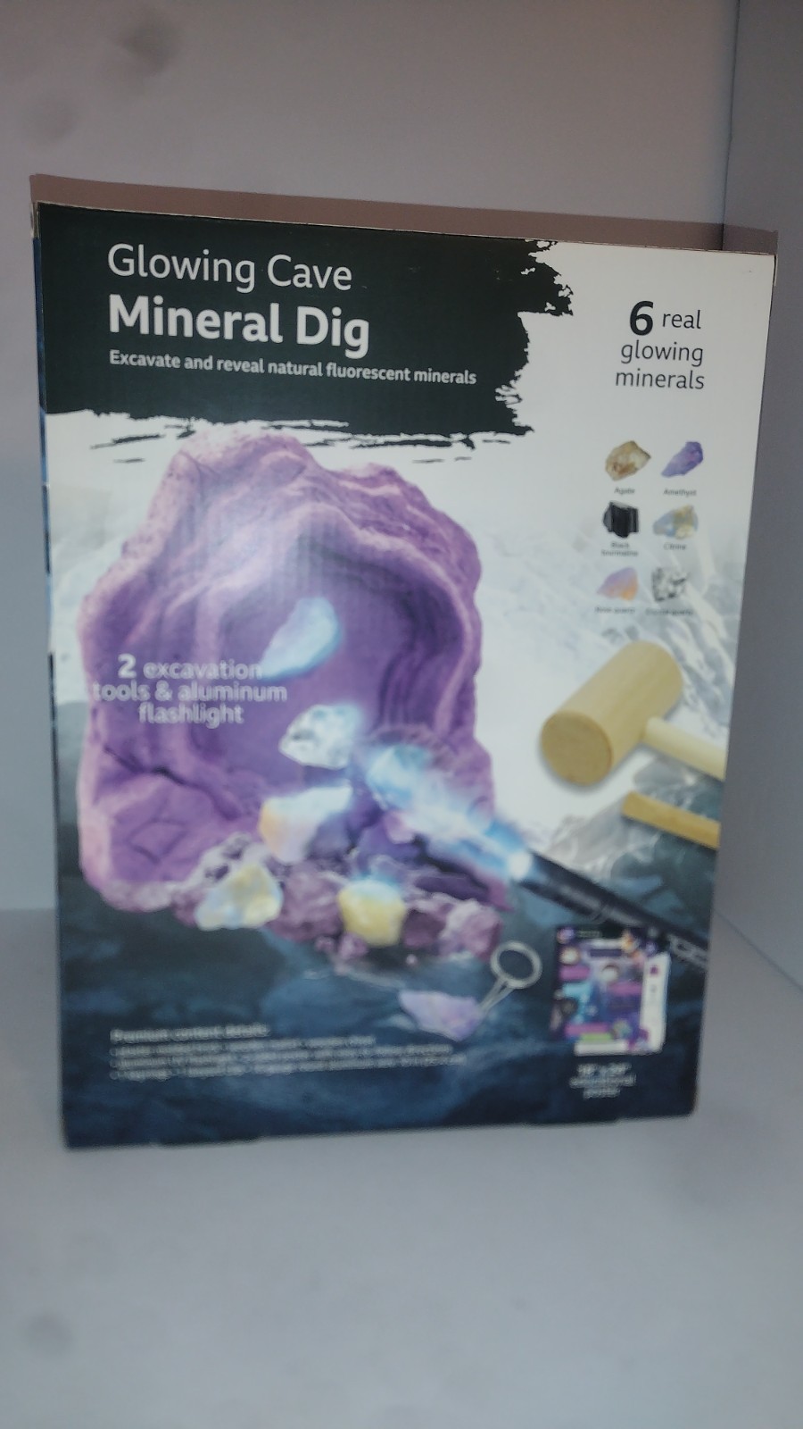 Glowing cave mineral dig from BBC Earth