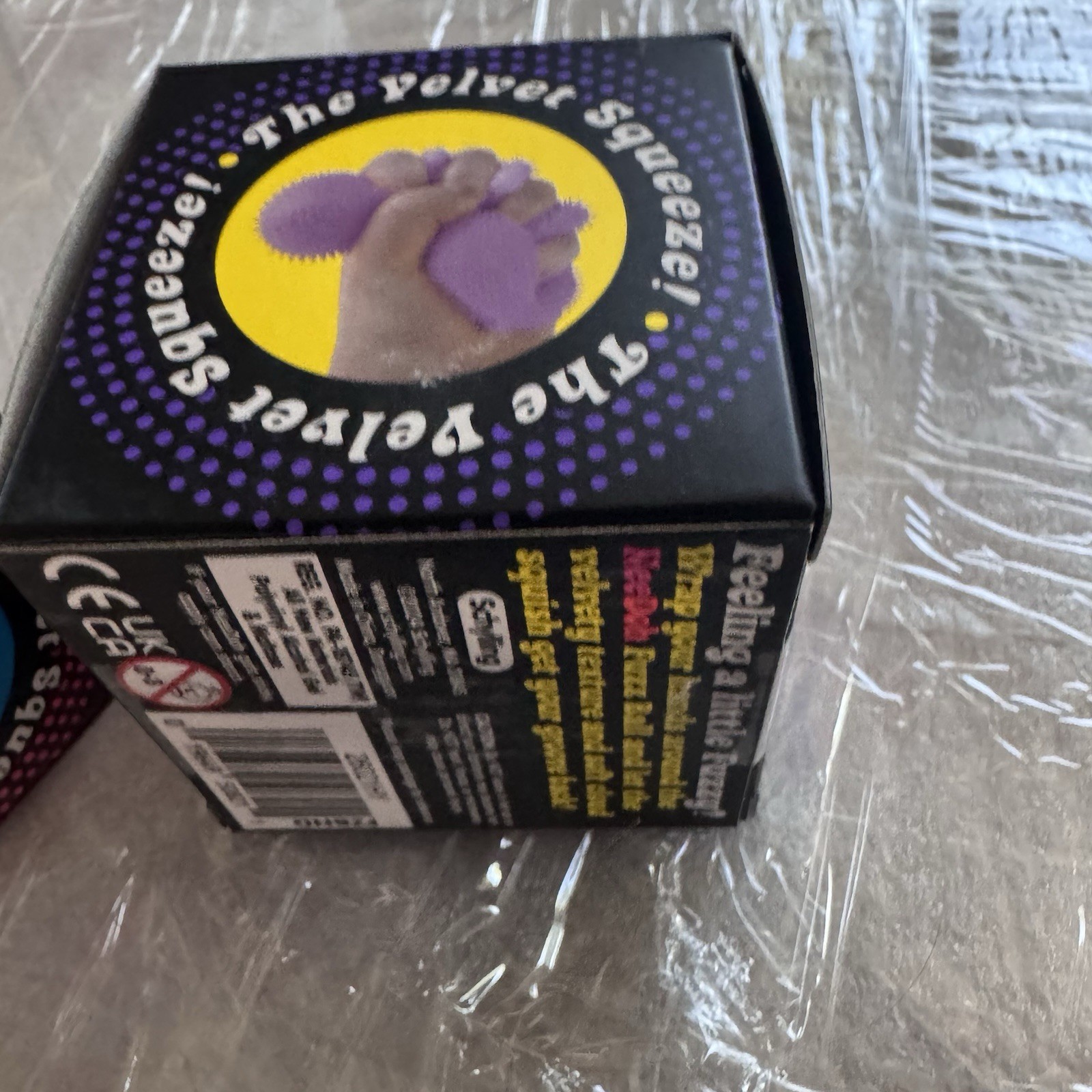 Nee Doh Needoh FUZZ BALL The Velvet Squeeze Fuzzball NEW Purple