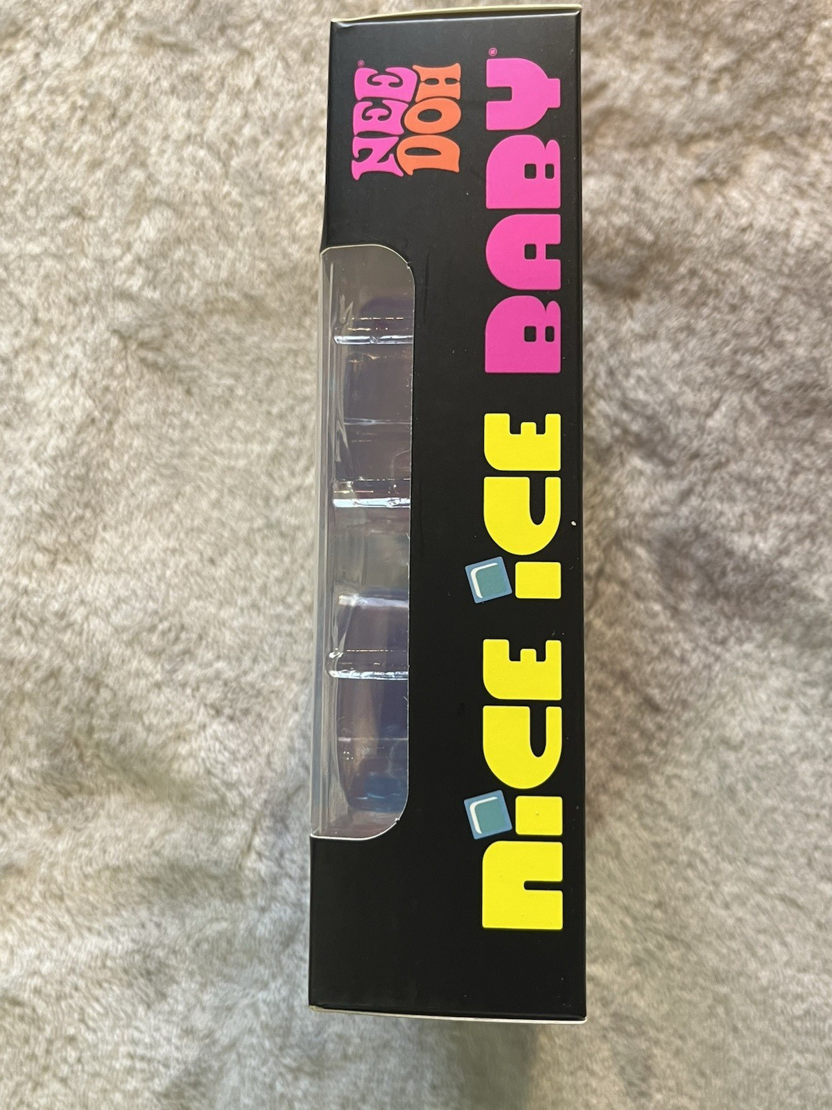 Nee Doh Nice Ice Baby Super Solid Squish Tactile Squeeze Toy Cubes 4-Pack