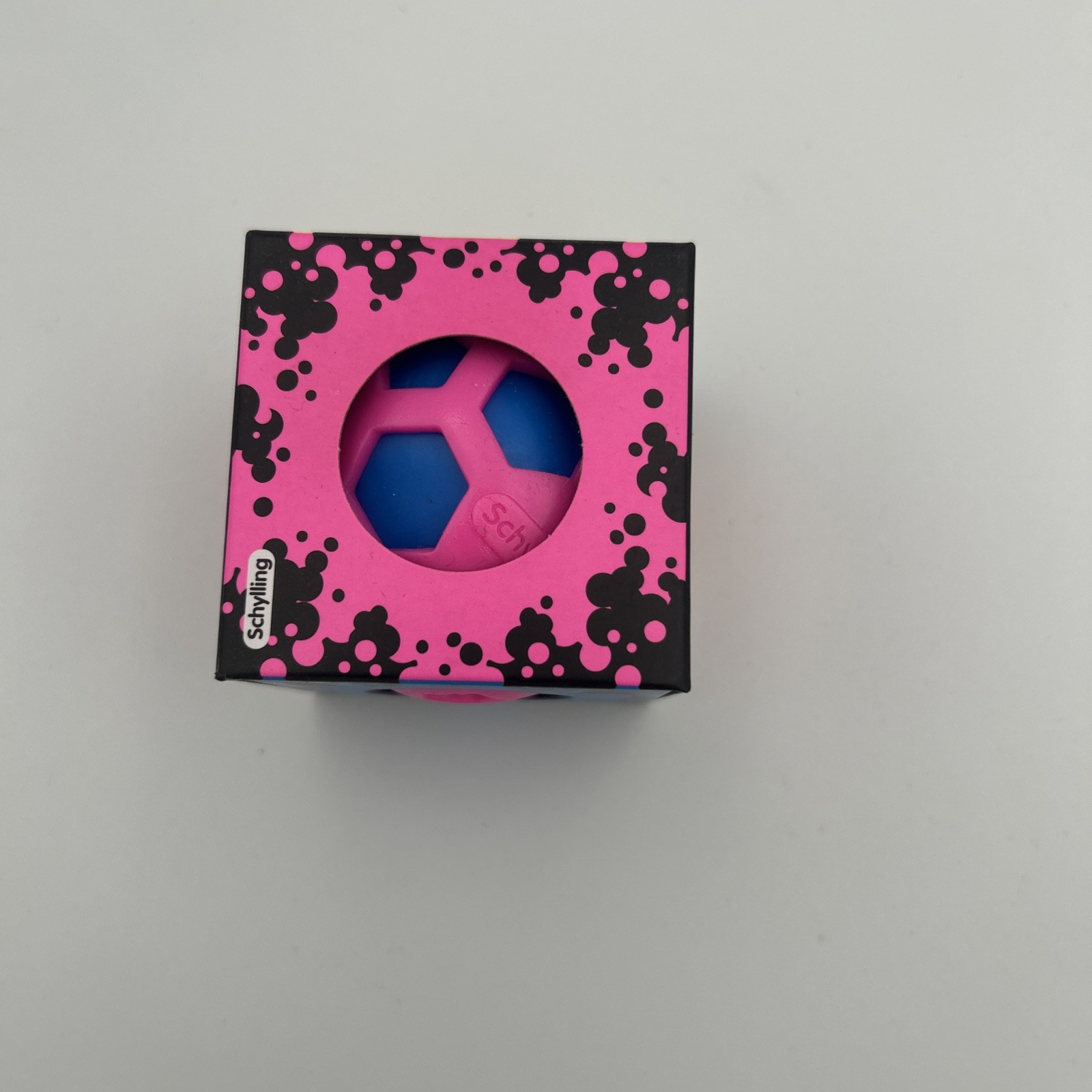 NEW Schylling NeeDoh Atomic Squeeze Ball Blue Pink RARE AUTHENTIC Nee Doh