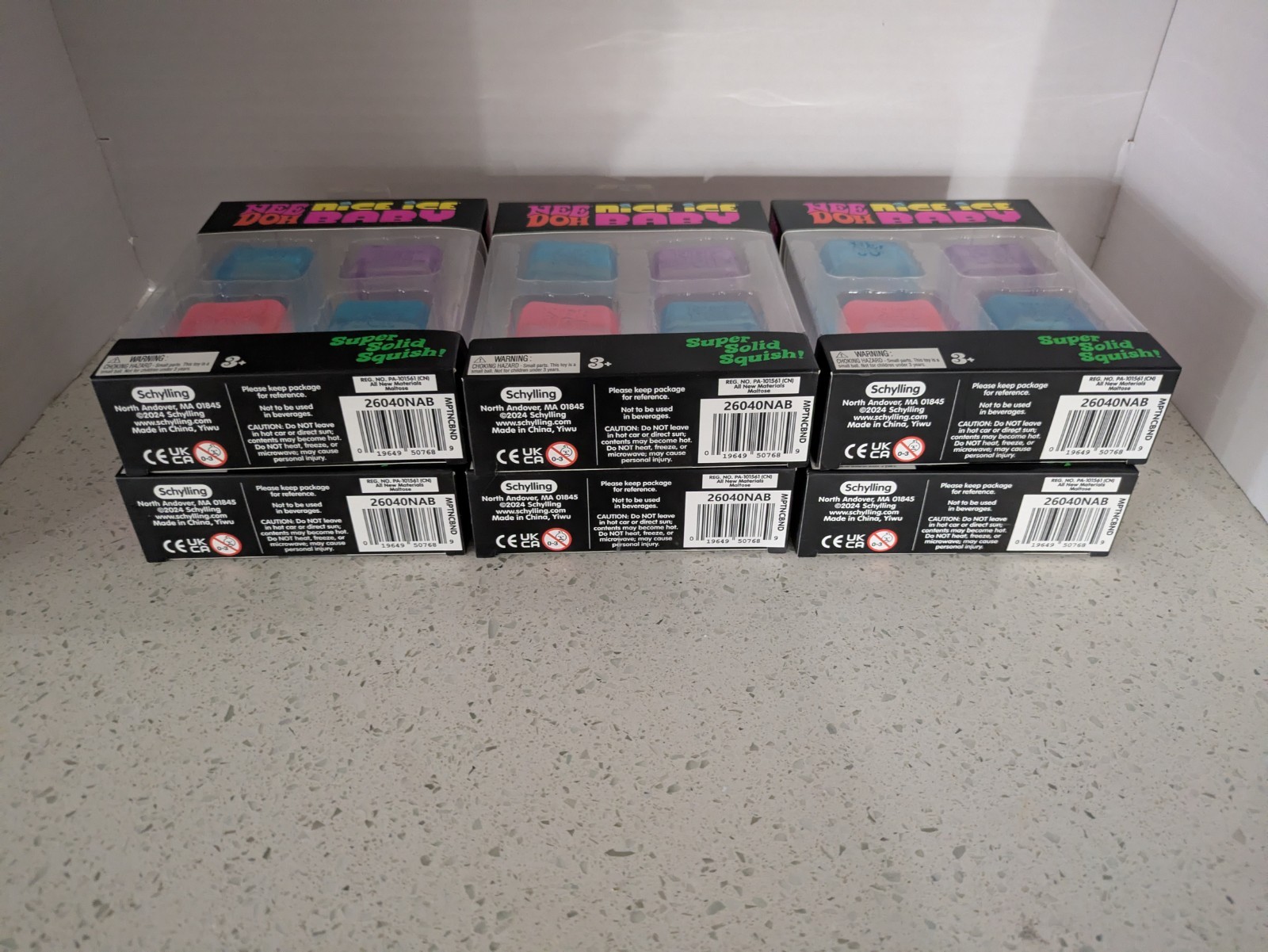 Lot of 6 – BRAND NEW ~ SEALED Needoh Nice Ice Baby Bundles (Mini Nice Cubes)