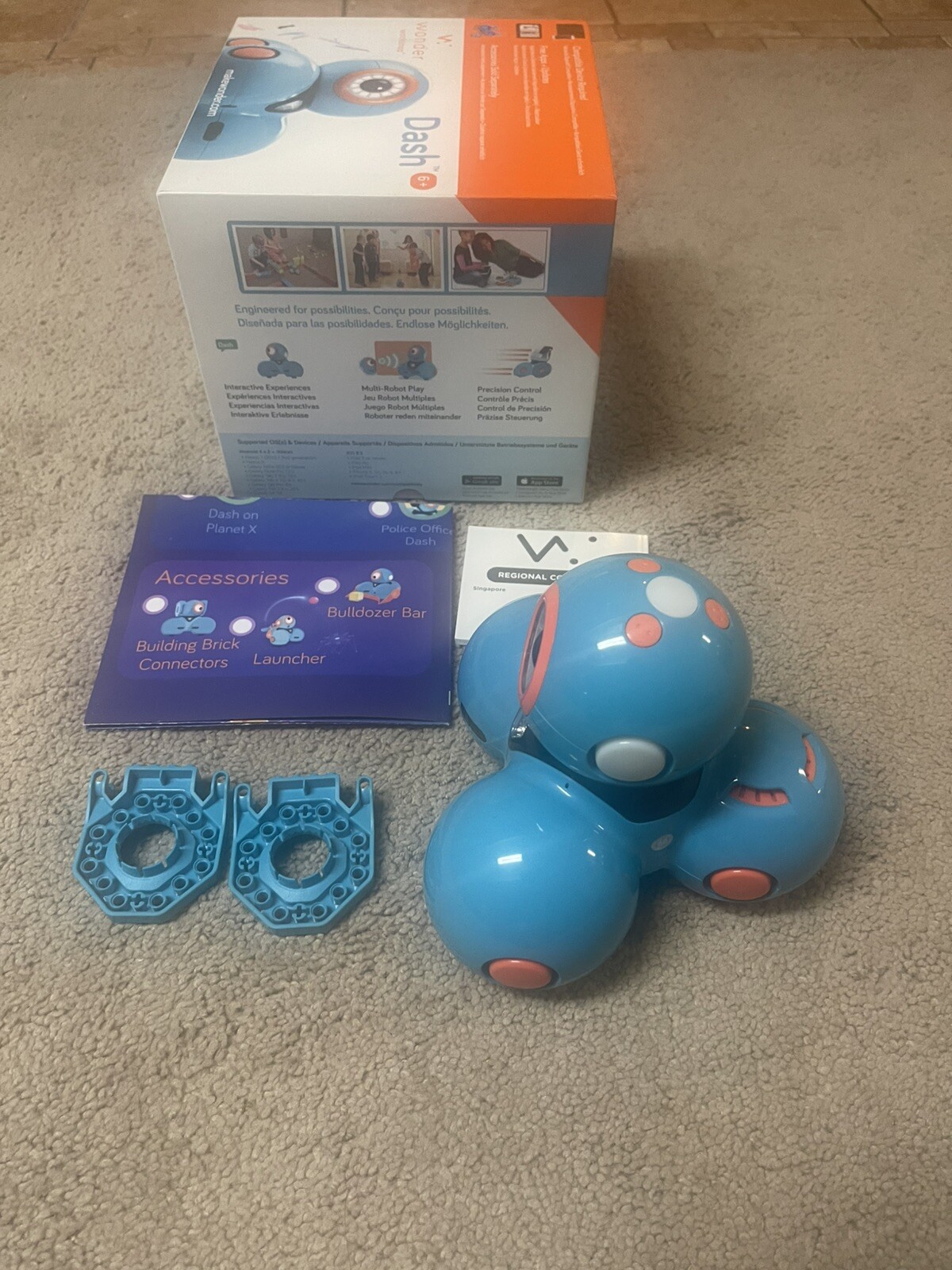 Wonder Workshop DA01 Dash No Charger Tested- Works