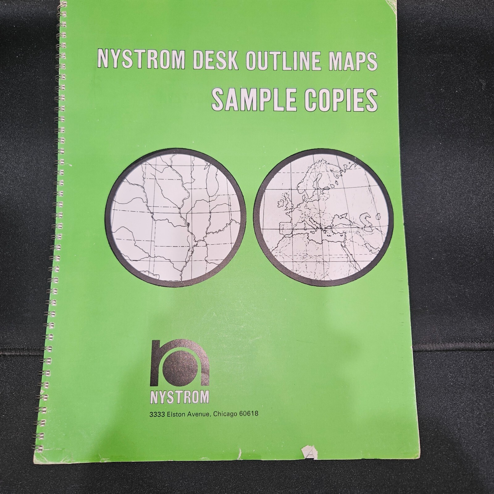 Nystrom Desk Outline Maps Sample Copies (Rare)