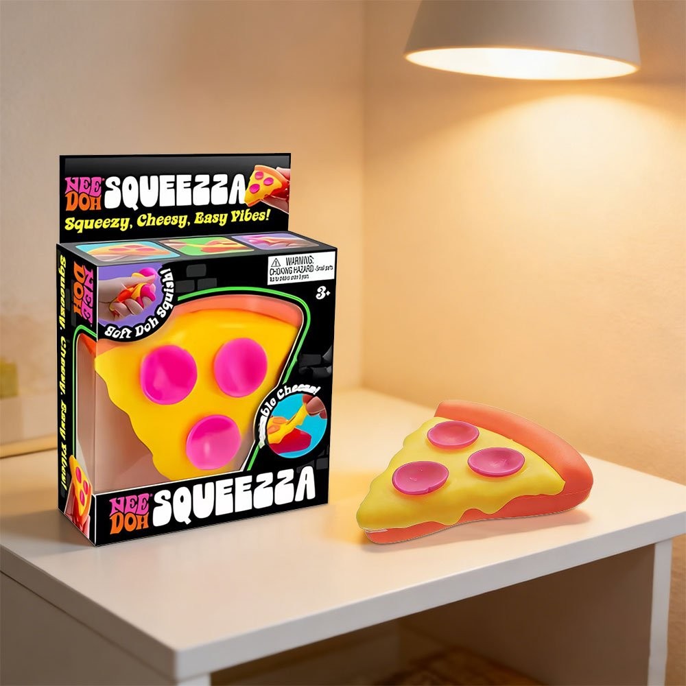 Squeezza Pizza Brand New Rare Stress Toy Fidget Toy pizza JQ