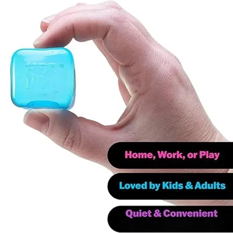 Needoh Nice Ice Baby 4 Pack Mini Cubes Squishy Stress Fidget Toy Authentic