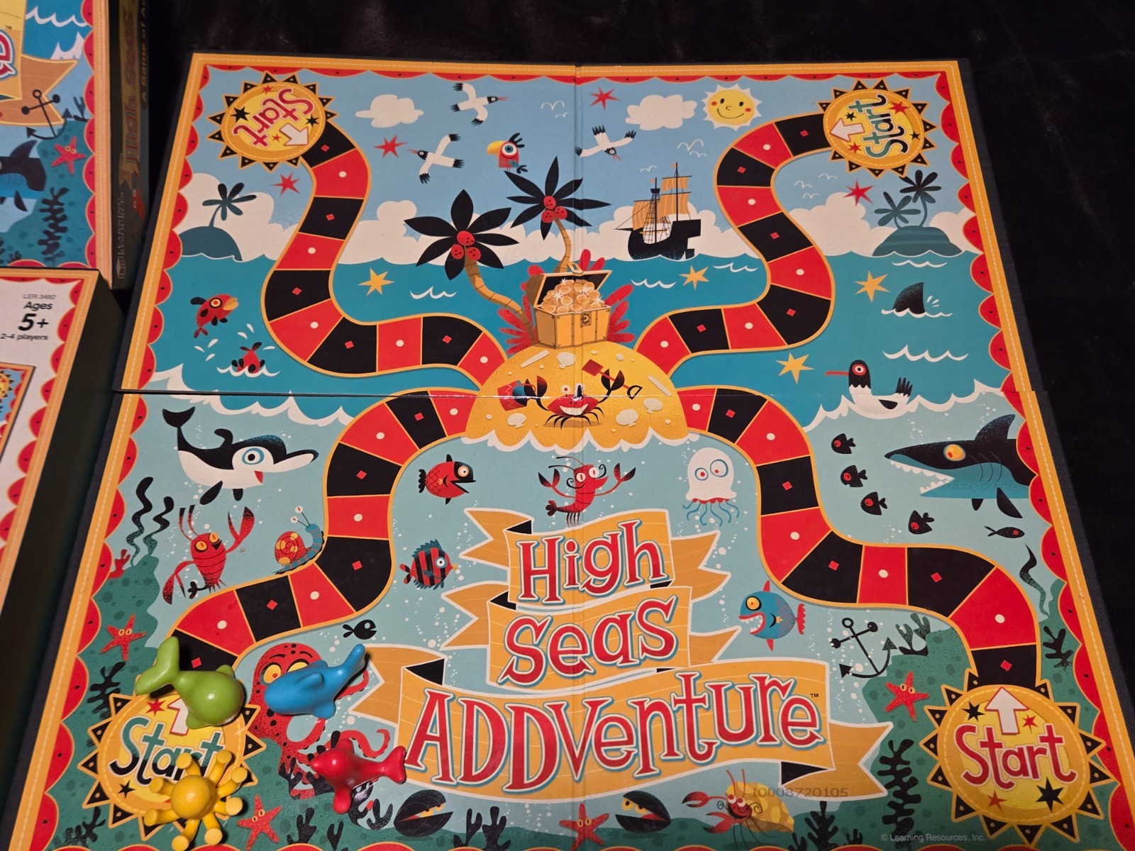 Learning Resources HIGH SEAS ADDVENTURE An Addition Game 100% COMPLETE