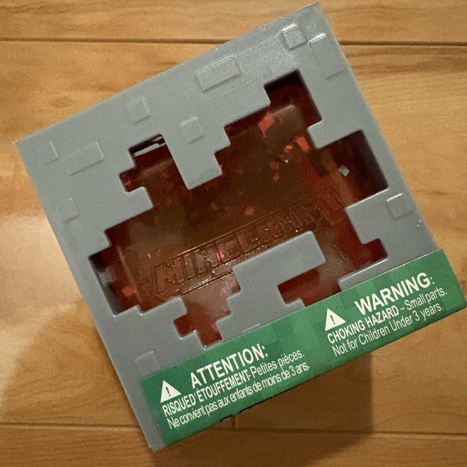 Minecraft Jelly Cube Red Squishy Like Needoh New Sealed Authentic