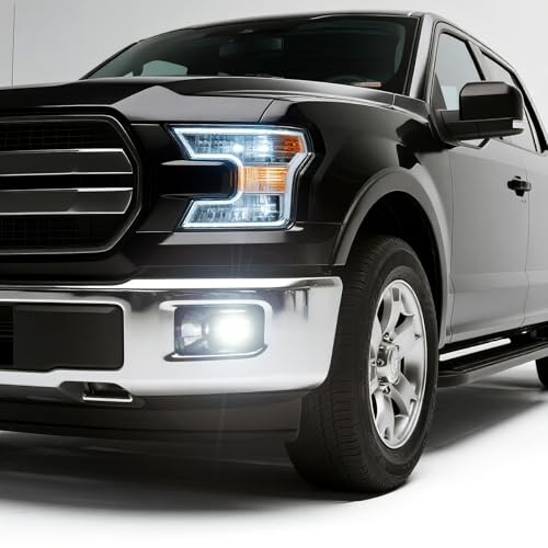 LED Fog Lights Compatible with 2015 2016 2017 Ford F150 Fog Lamps Assembly