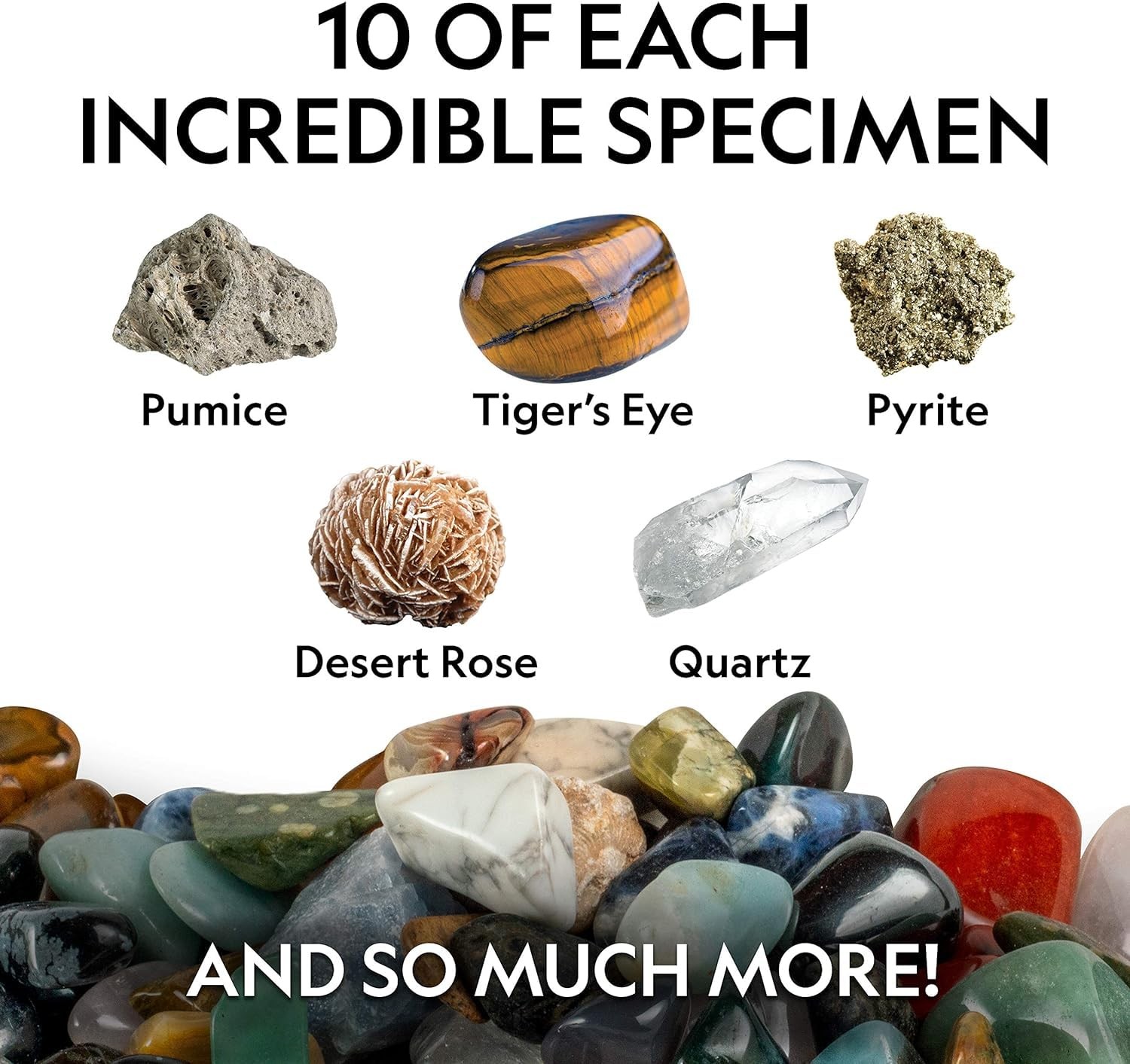 Blue Marble National Geographic Kids Rock Collection 1.25 Lb Assorted Rocks