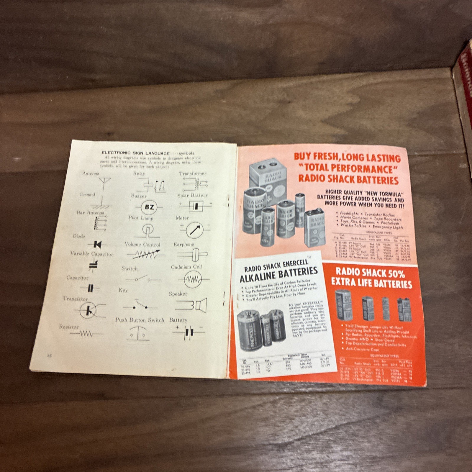 Vintage Radio Shack Science Fair Electronic Project Kit #201 1967 UNTESTED