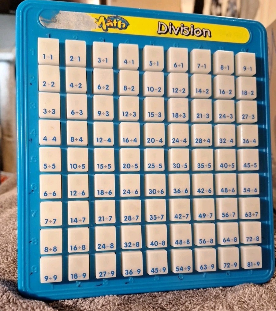 Magic Math Machine Division Learning Game Push Button Educational Homeschooling