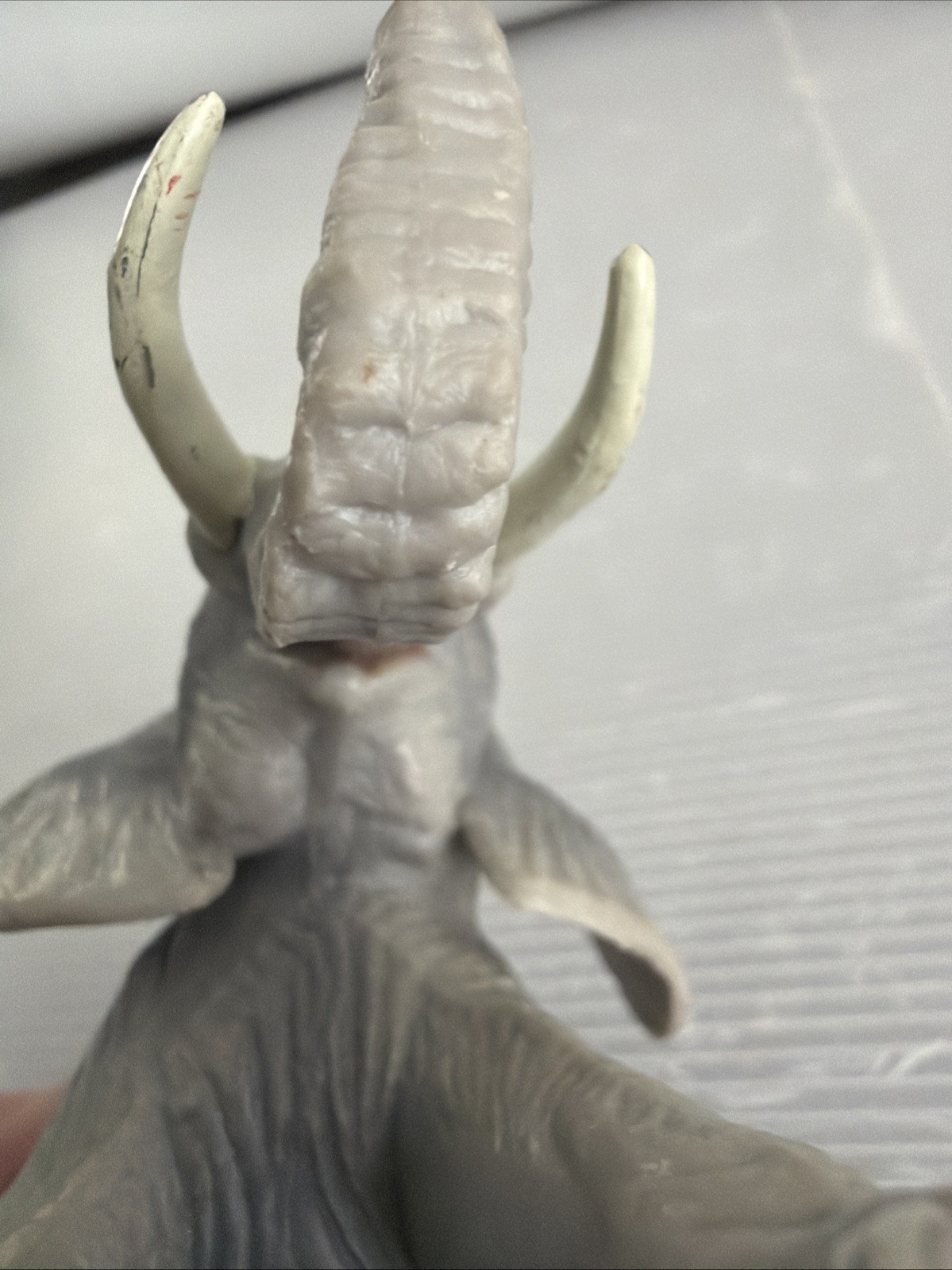 Safari Ltd African Elephant Figure 1996 grey large 7 x 4 inches