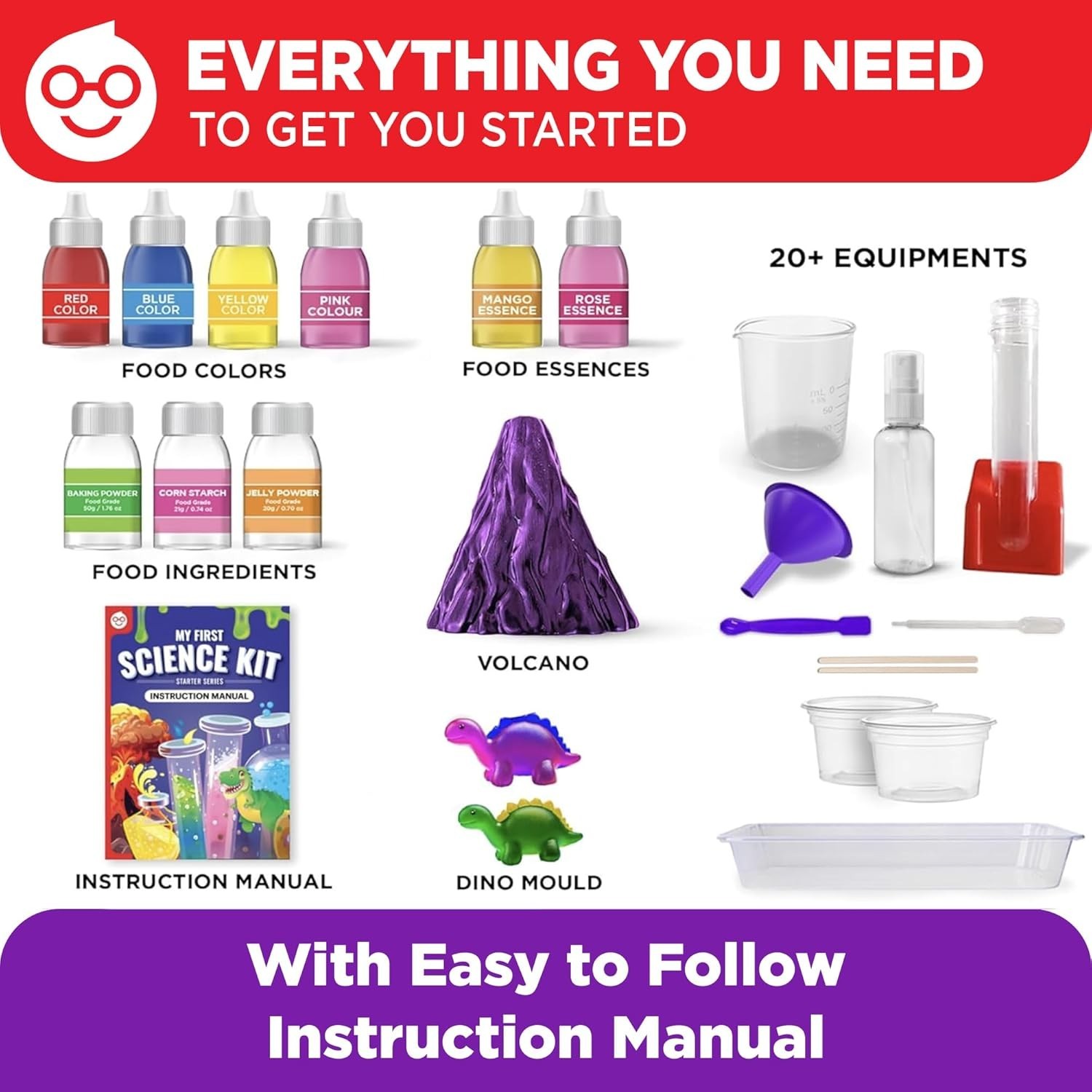 My First Science Kit for Kids Ages 4-5-6-7-8 | Easter, Birthday Gift Ideas fo…