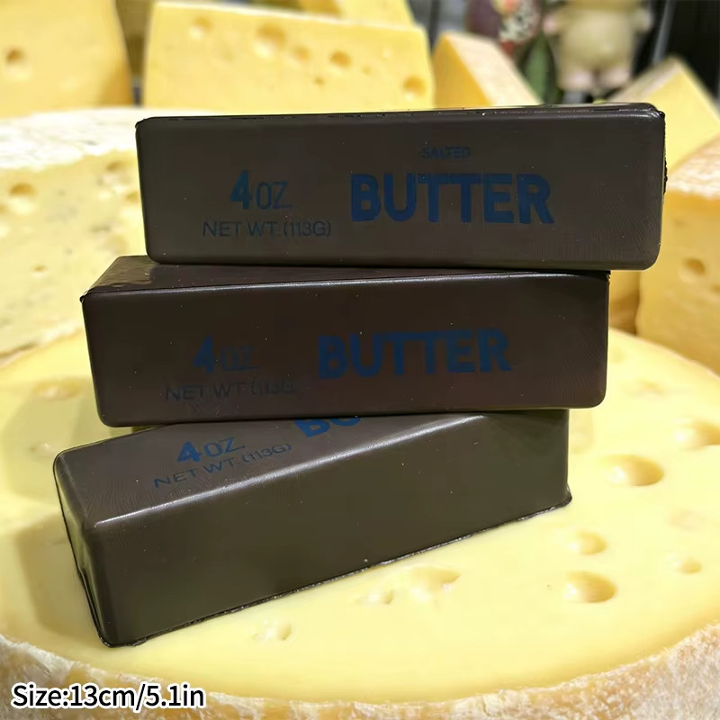 Butter Stick Squishy Simulation Cheess Stress Relief Sensory Squeeze Fidget Toys