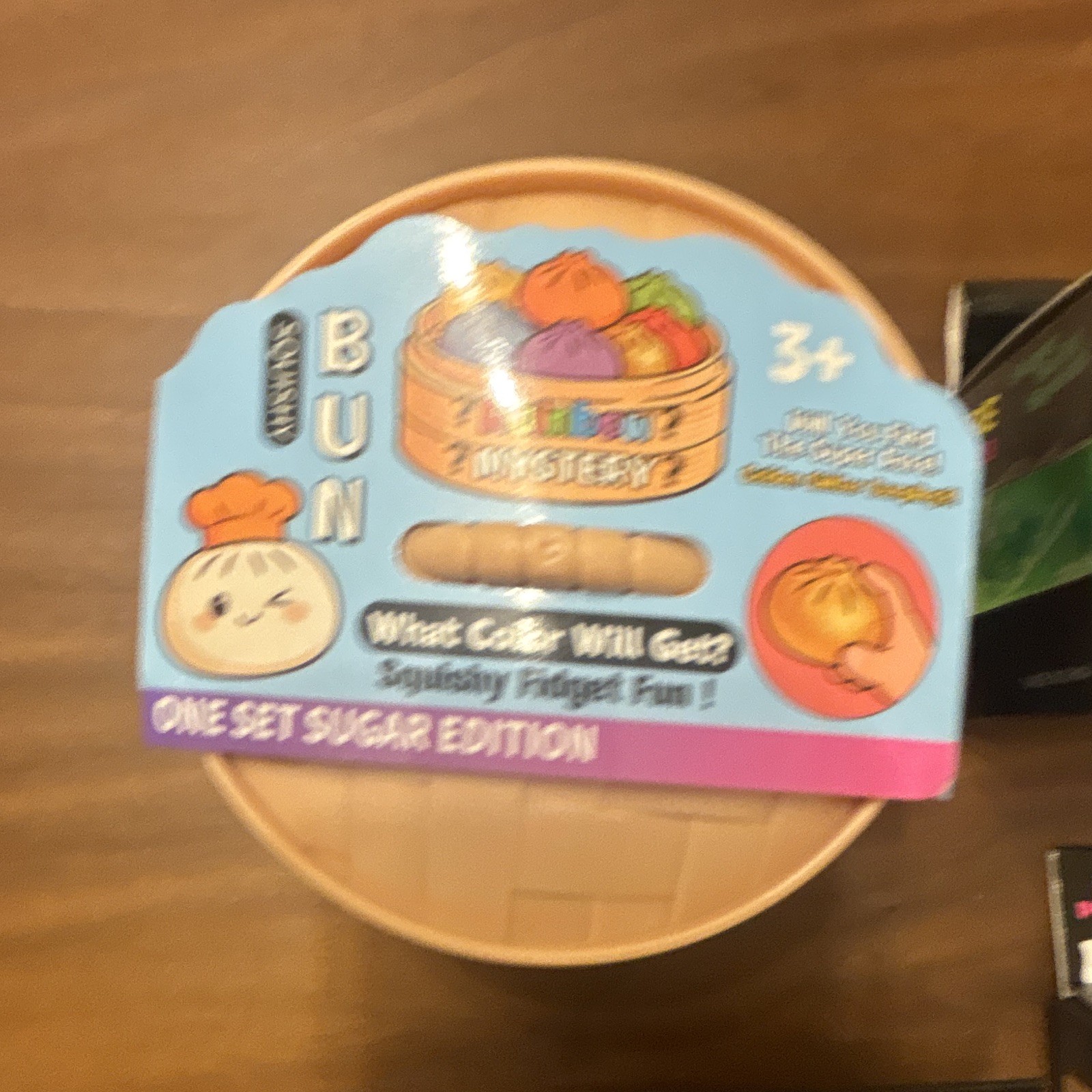 Nice Popsicle Lot of 5 Fidget Squeeze Toys Cube, Ball, Candy, Nice-Sicle, Bun 3+