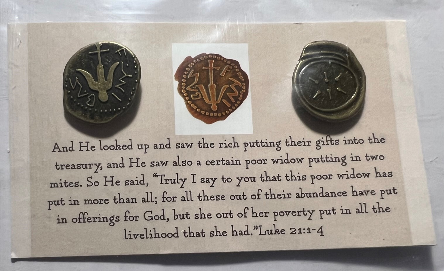 Ancient Roman Widows Mites Replicas pack of 50 Biblical coins
