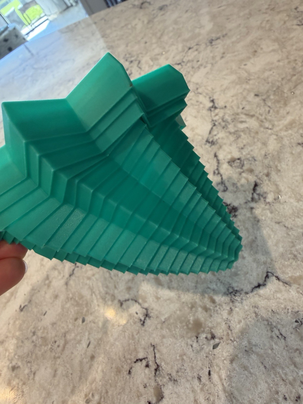 Green Star-Shaped Plastic Tactile Sensory Toy for Ages 4-7, 8-11, 12-16 Years