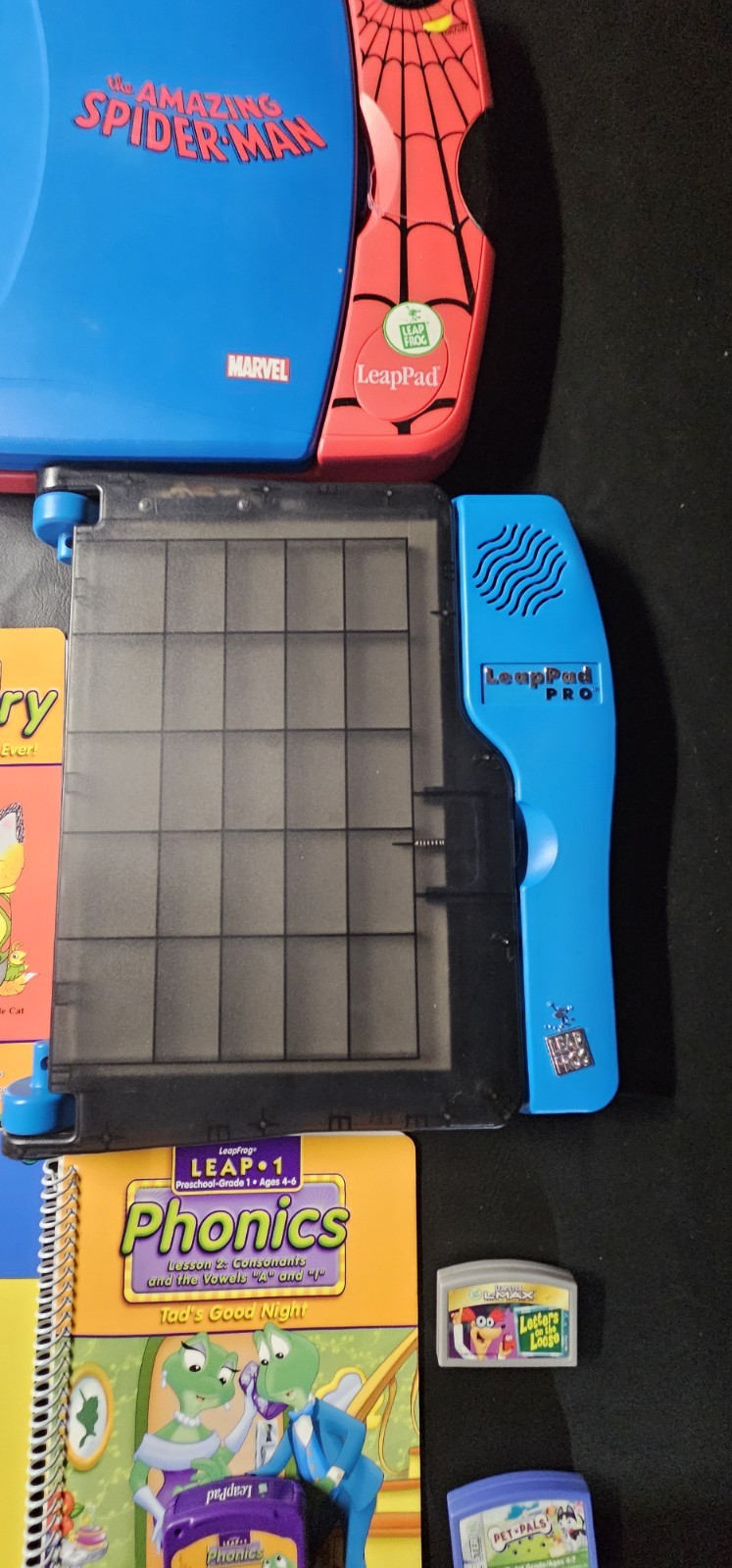 Leapfrog 2 Leappads One Is Spider-Man Addition. Plus Multiple Games And Learning