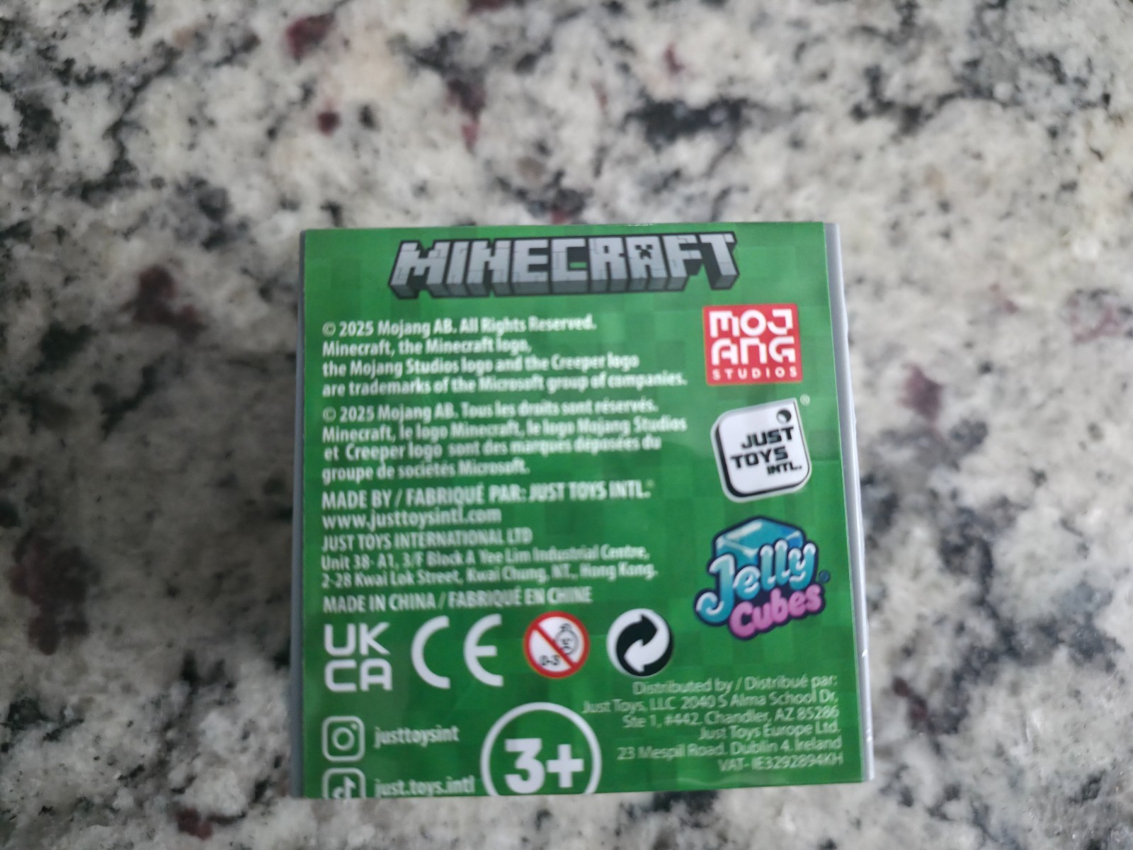 ✨New ✨2026 Minecraft Jelly Cube Purple Squish Sensory Fidget Stress Toy