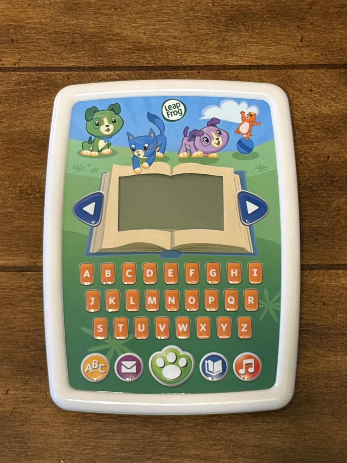 LeapFrog My Own Story Time Pad Learning Tablet Scout Tested w/ Manual
