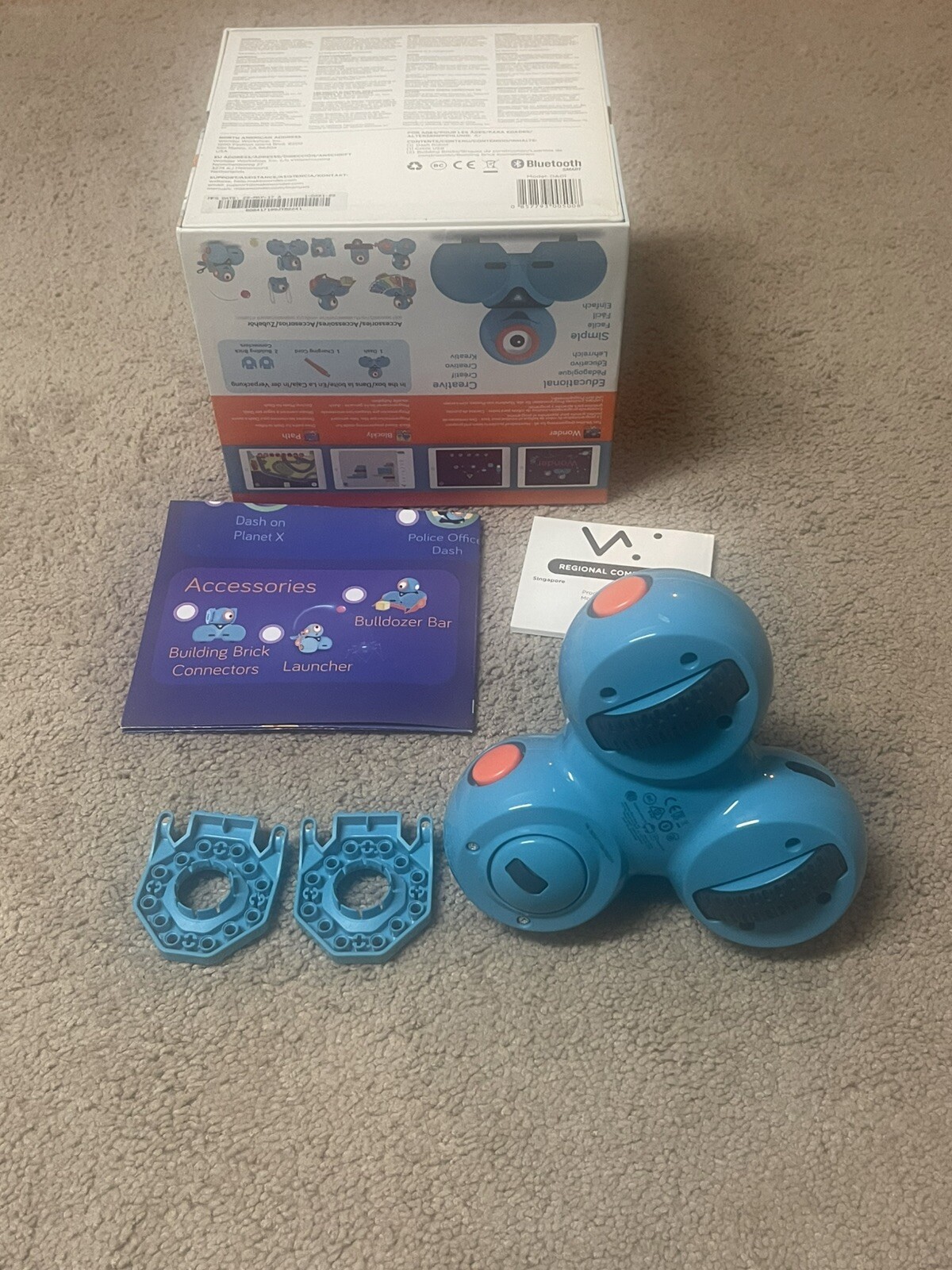 Wonder Workshop DA01 Dash No Charger Tested- Works